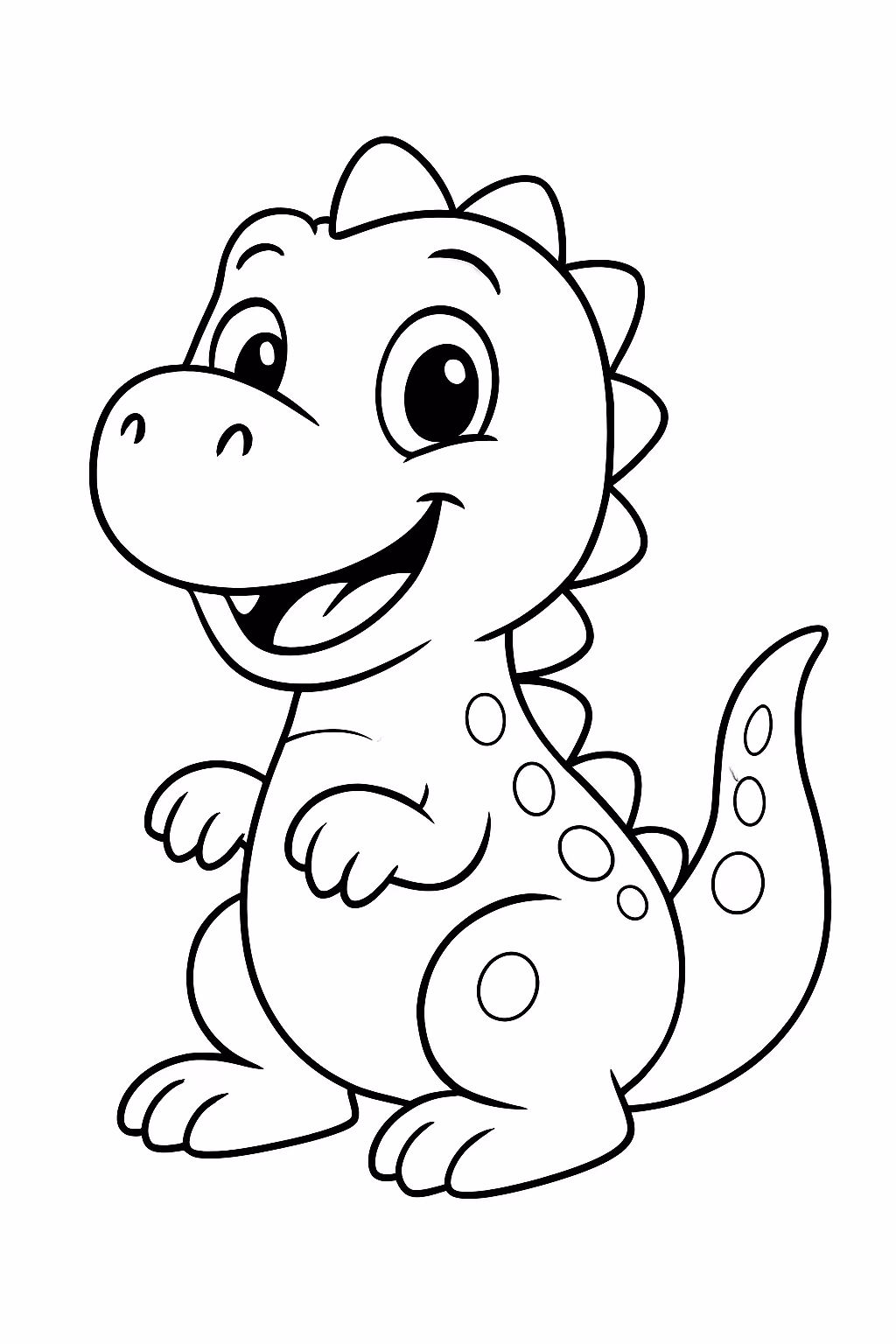 Dinossauros para colorir — desenho para imprimir