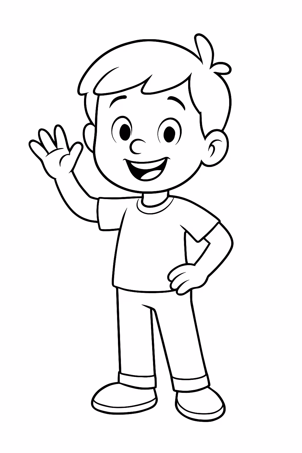 Aguarde volto logo att nir para colorir — desenho para imprimir
