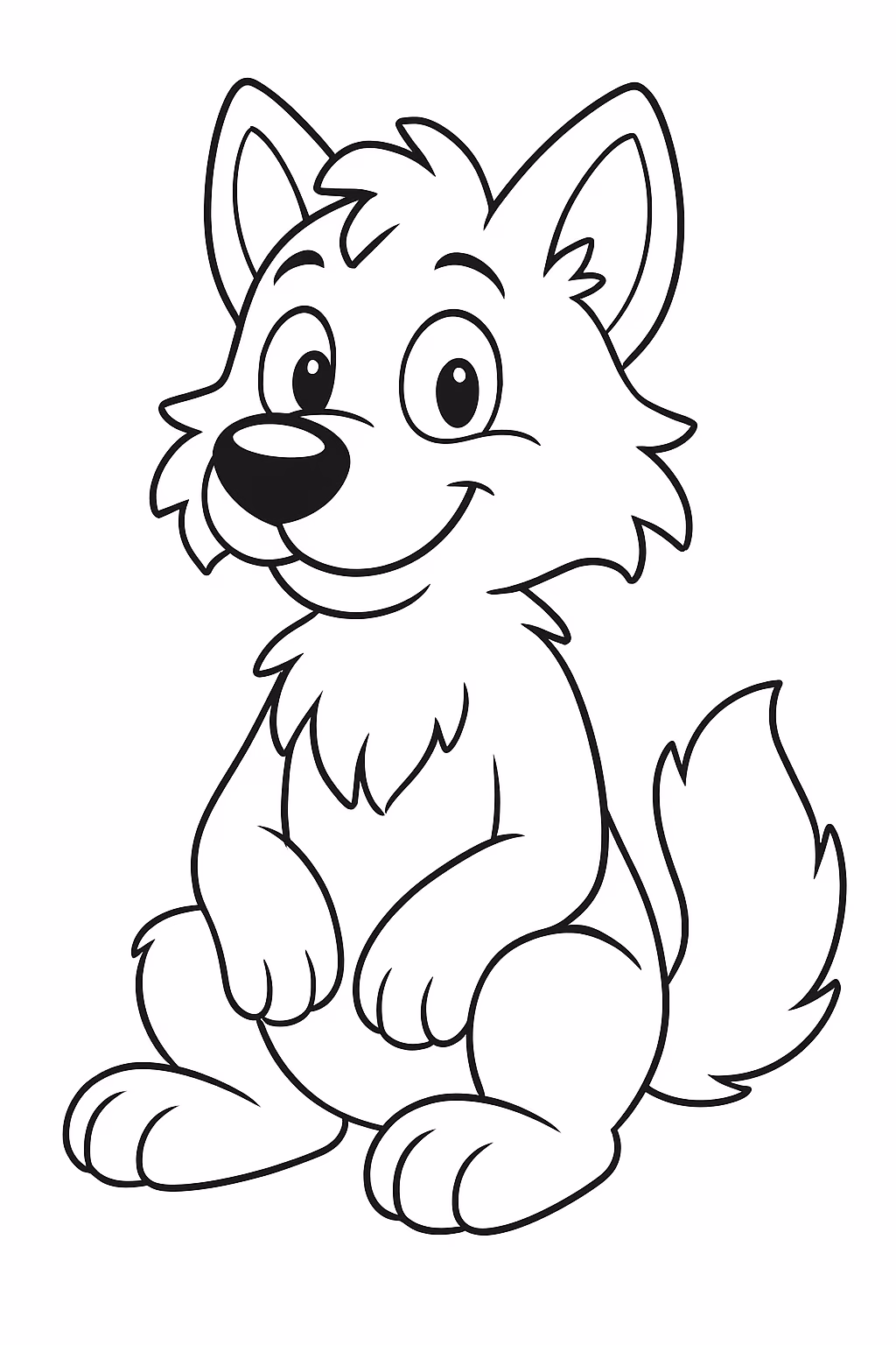 Alf o eteimoso para colorir — desenho para imprimir