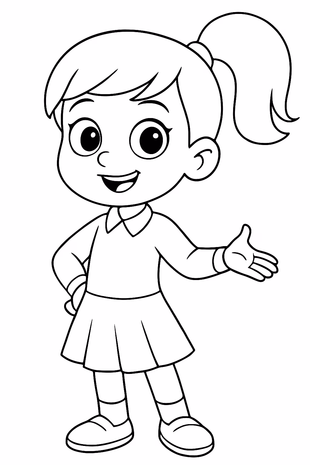 Anya forger para colorir — desenho para imprimir