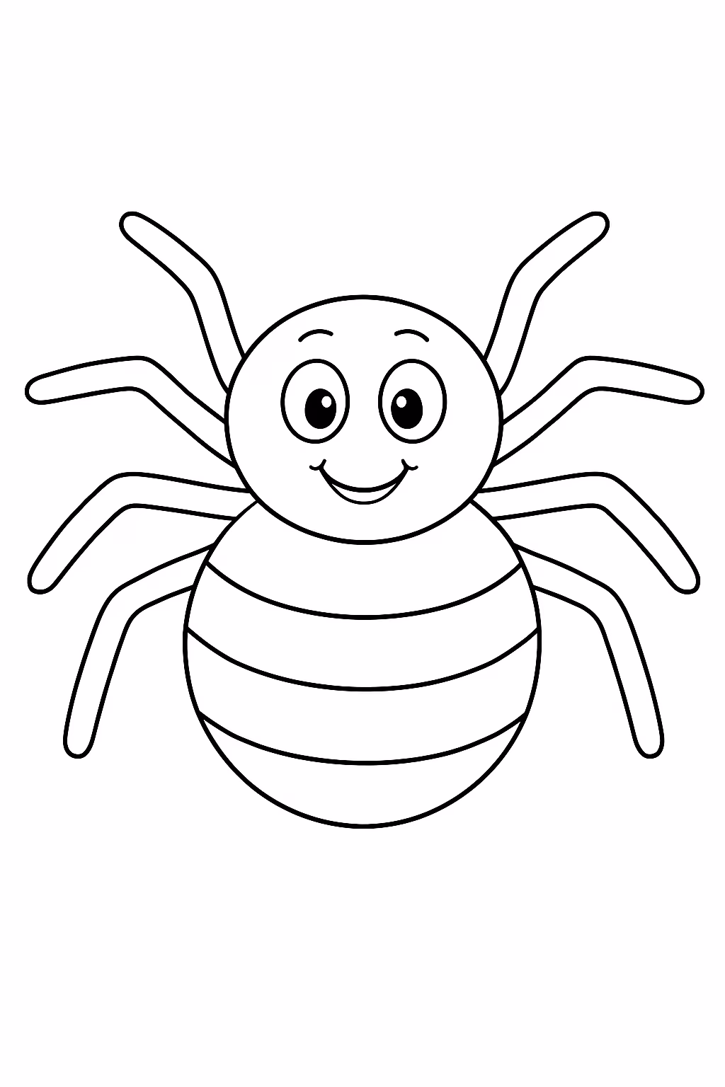 Aranha para colorir — desenho para imprimir
