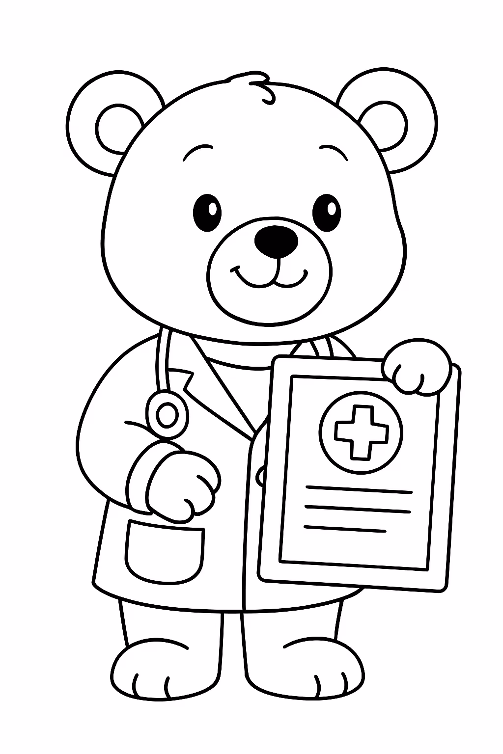 Atestado para colorir — desenho para imprimir