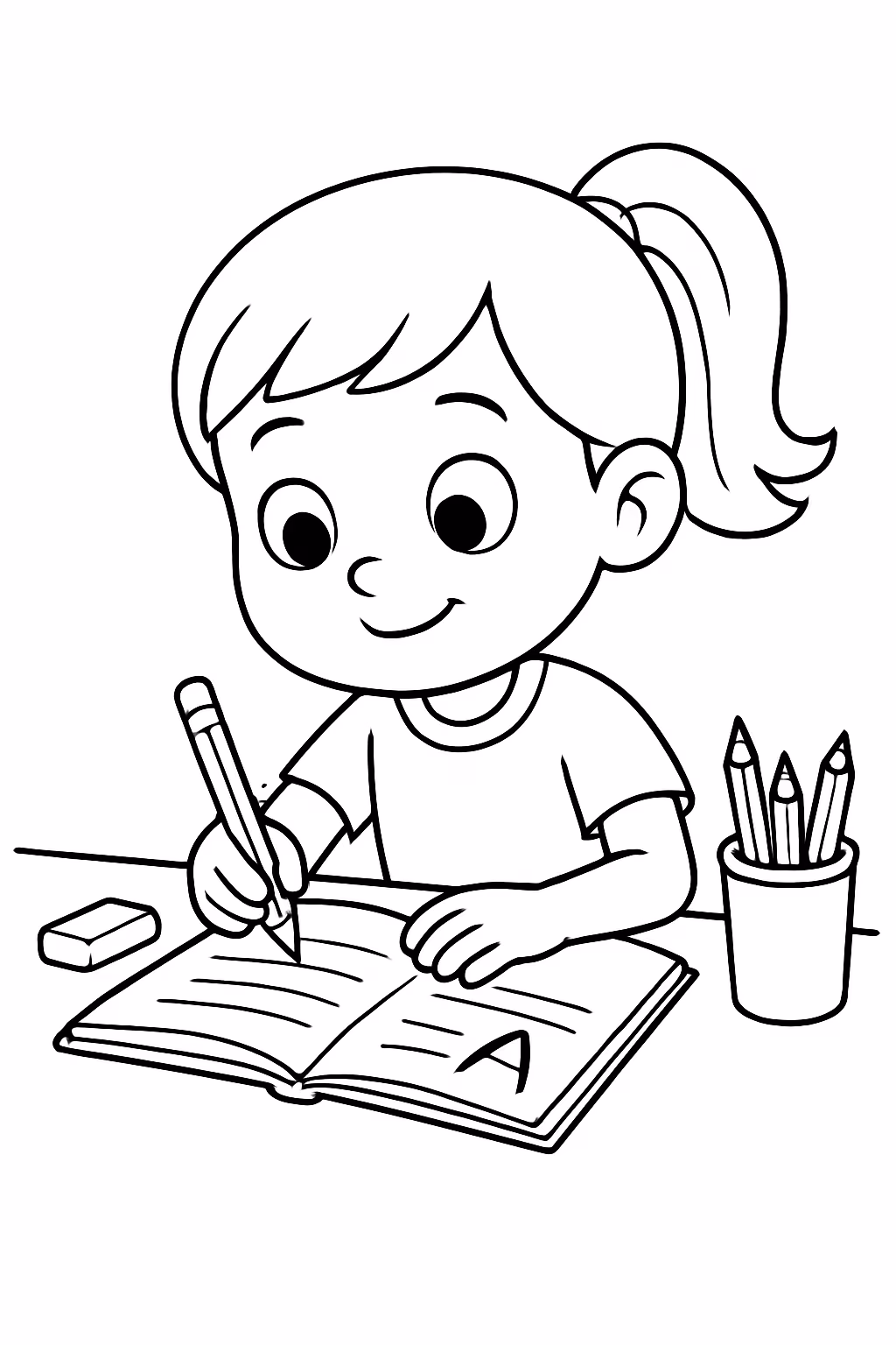 Atividades de portugues para colorir — desenho para imprimir