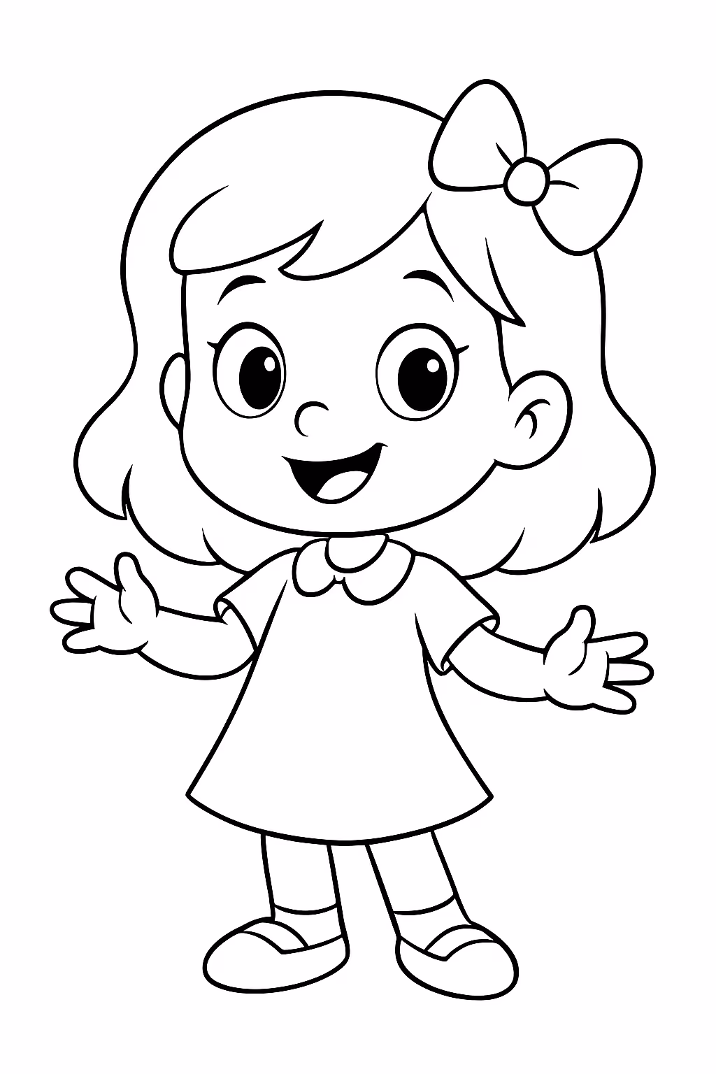 Belinha para colorir — desenho para imprimir