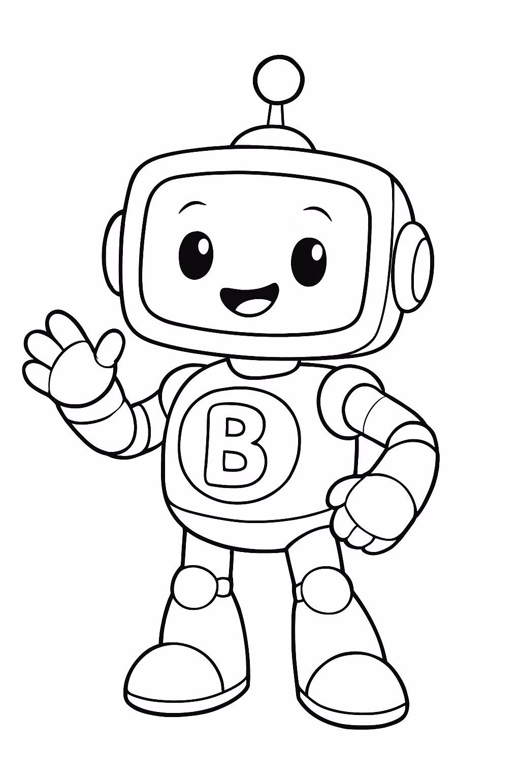 Biqudi para colorir — desenho para imprimir