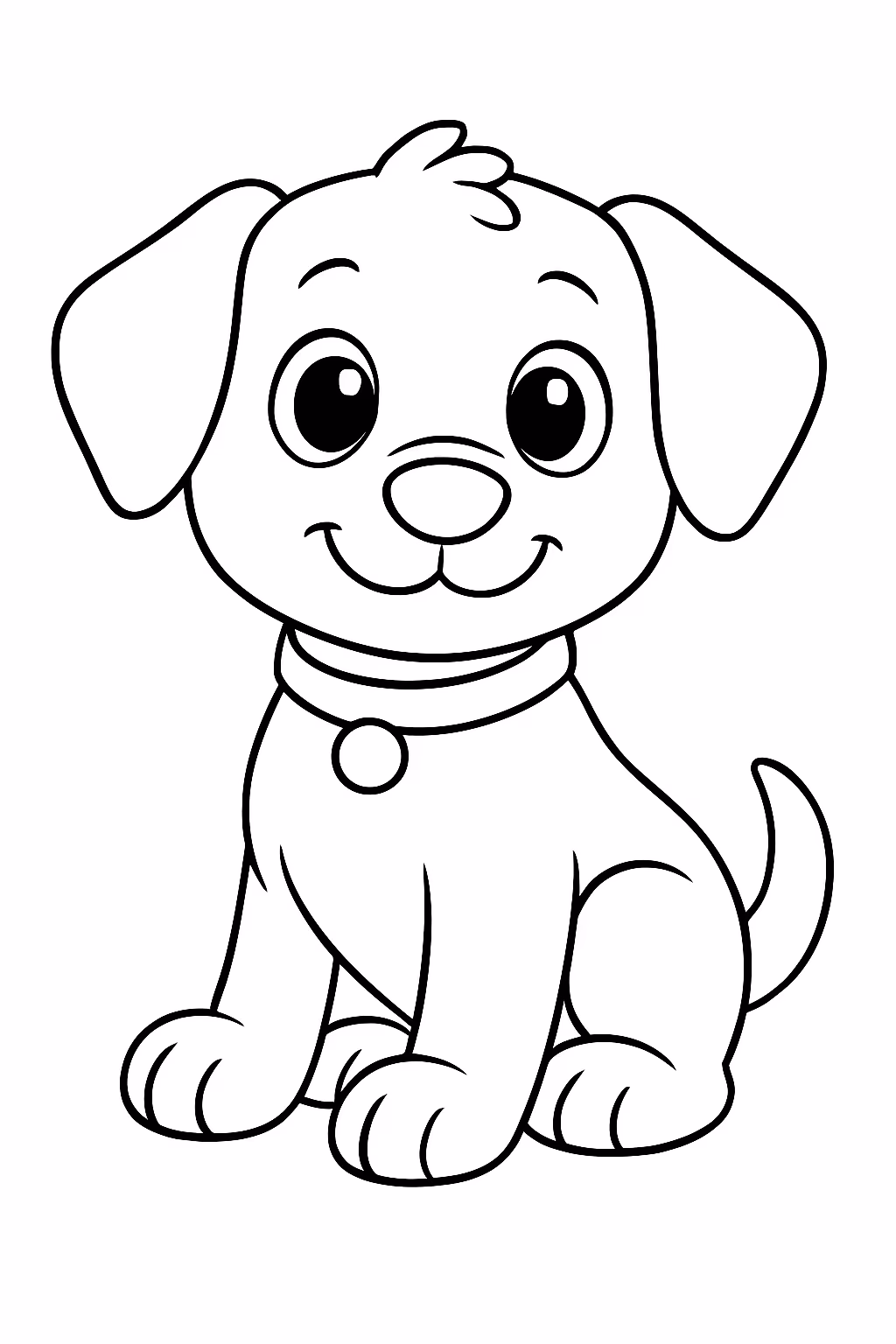 Bobbie goods de cachorro para colorir — desenho para imprimir