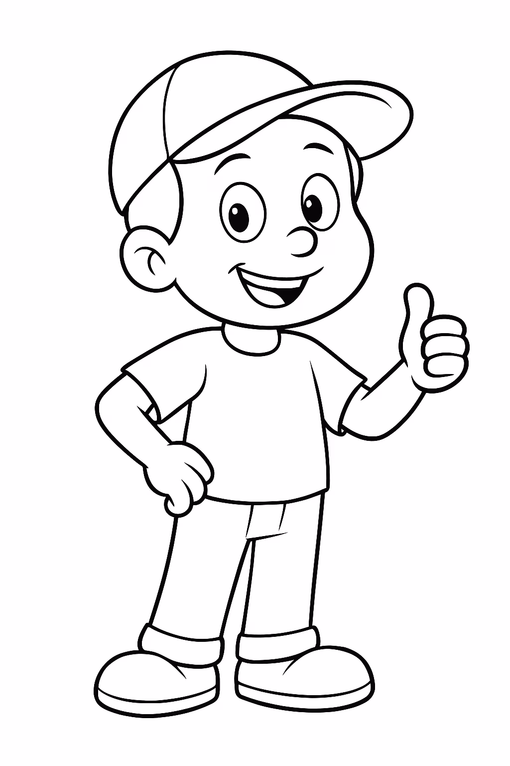 Bobby good para colorir — desenho para imprimir