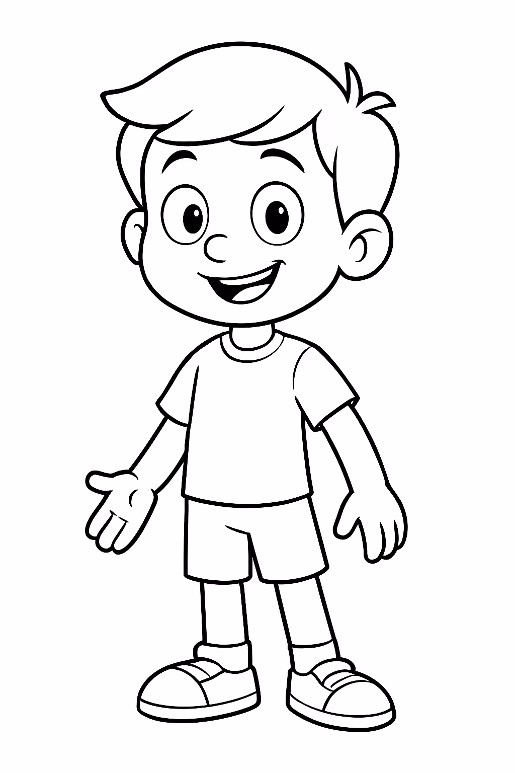 Boi para colorir — desenho para imprimir