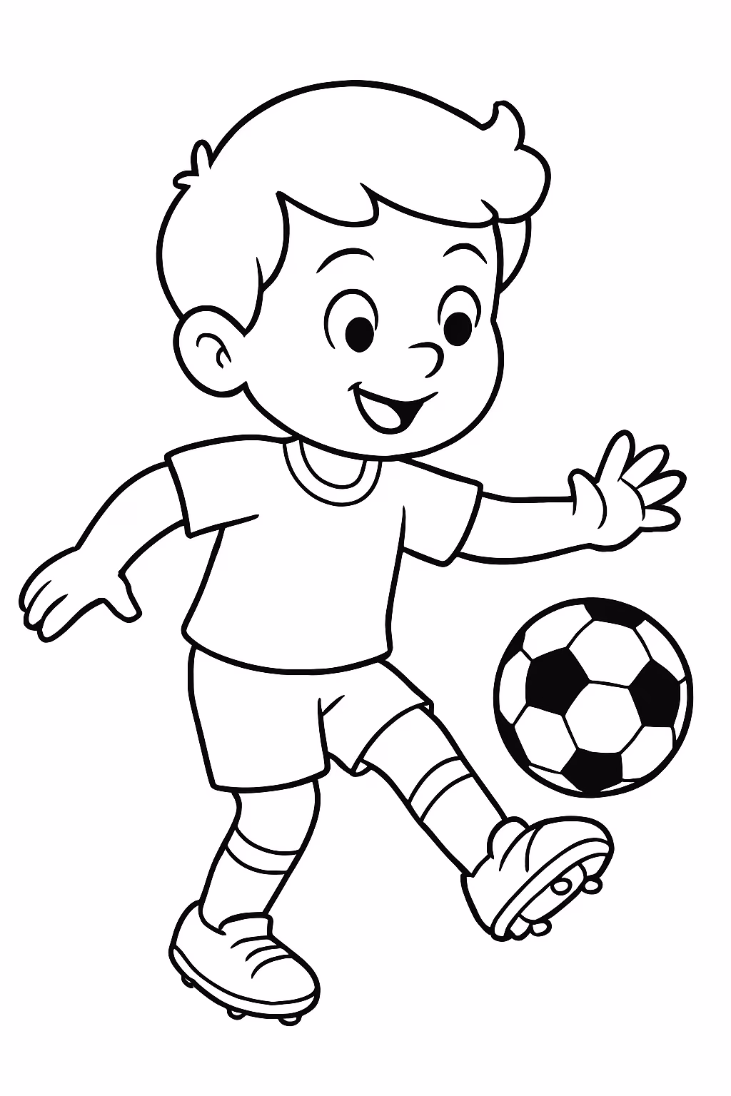 Bola da copa para colorir — desenho para imprimir