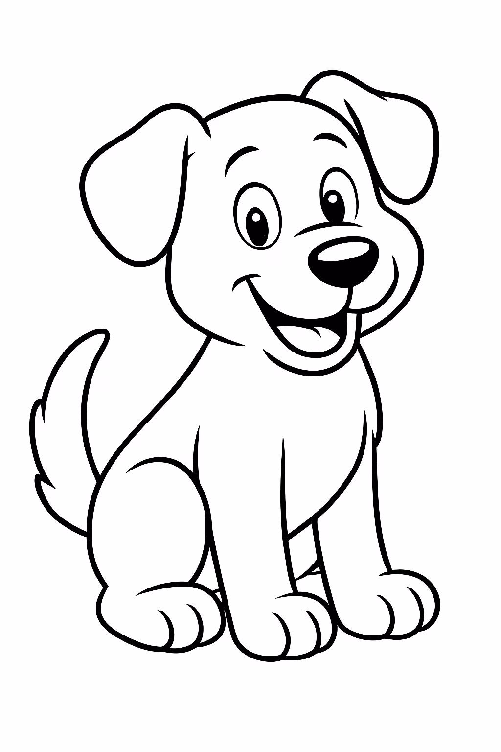 Branco para colorir — desenho para imprimir