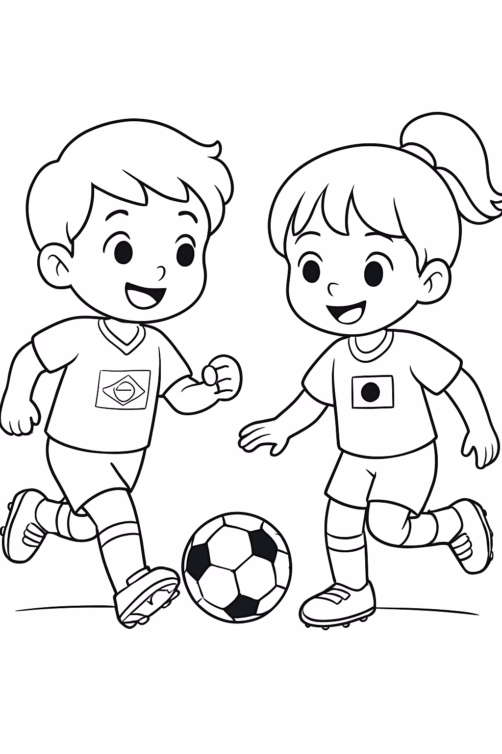Brasil x japao para colorir — desenho para imprimir