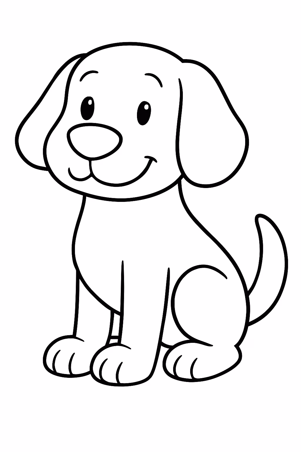 Cachorro snoppy para colorir — desenho para imprimir