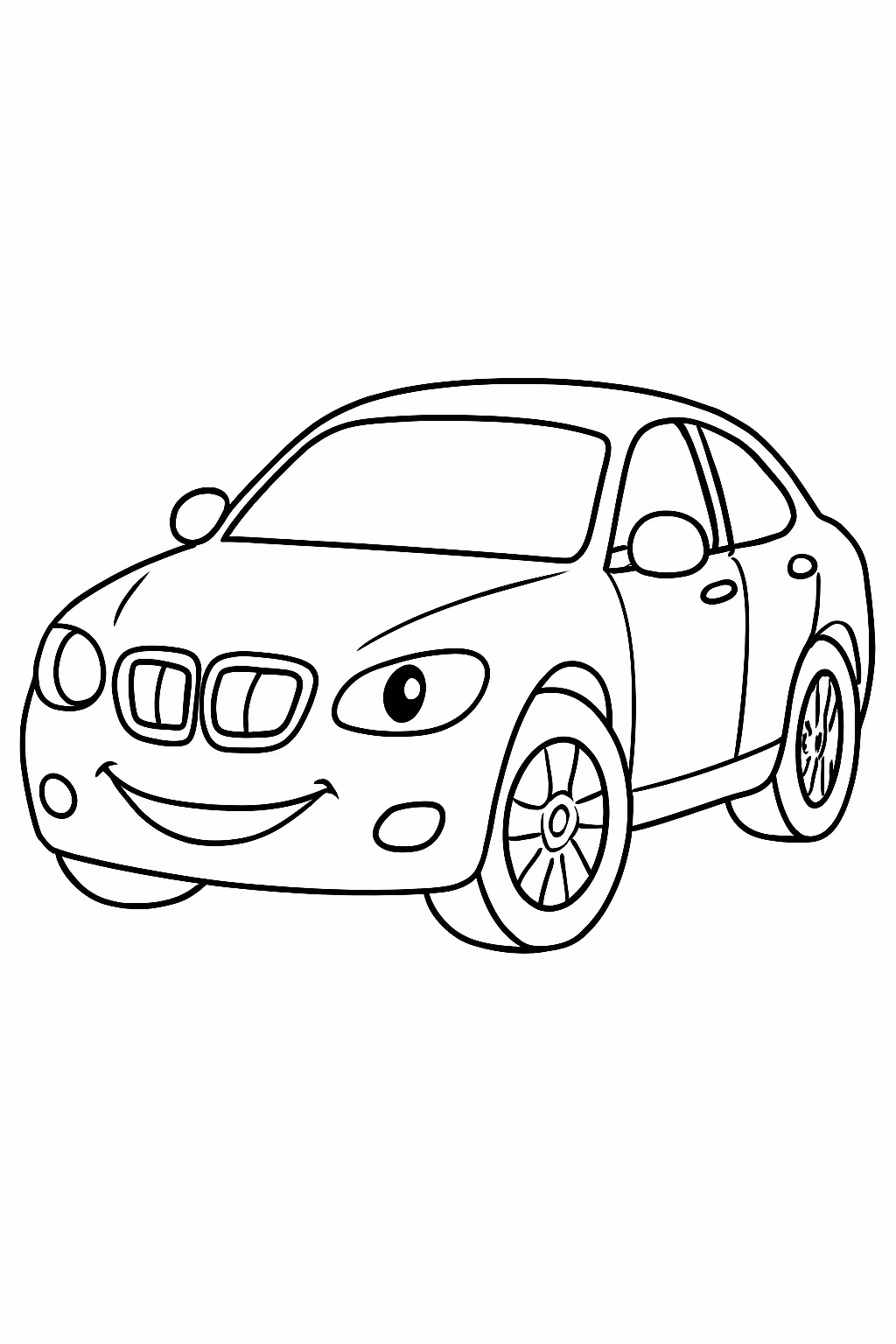 Carro bmw para colorir — desenho para imprimir