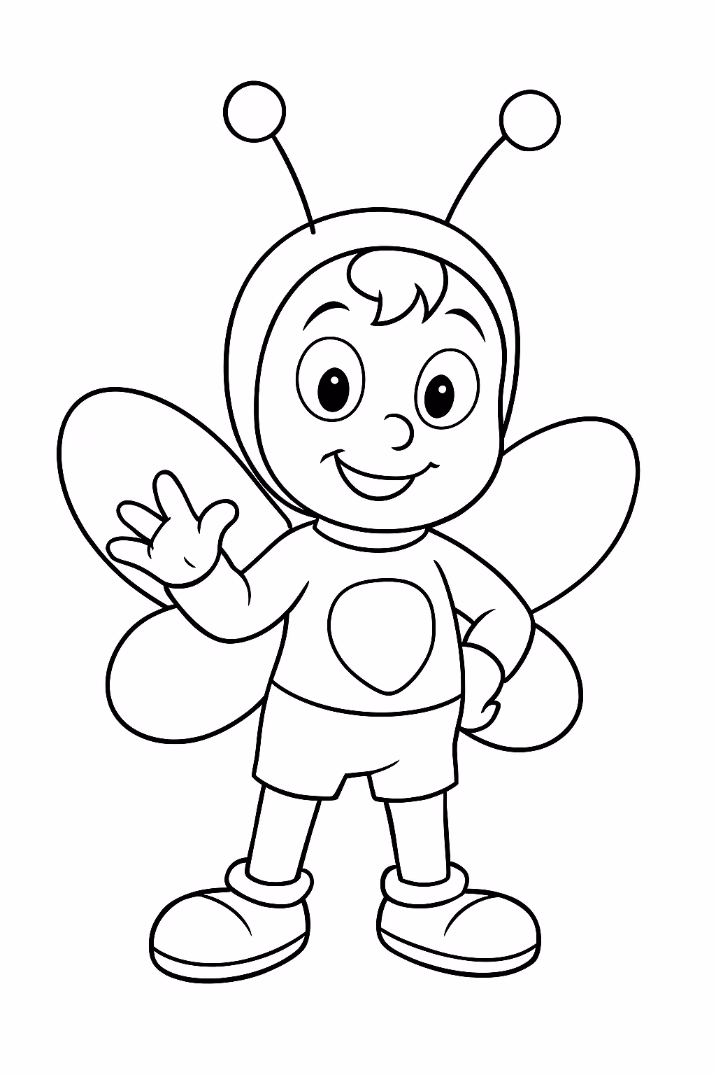 Chapolim colorado para colorir — desenho para imprimir