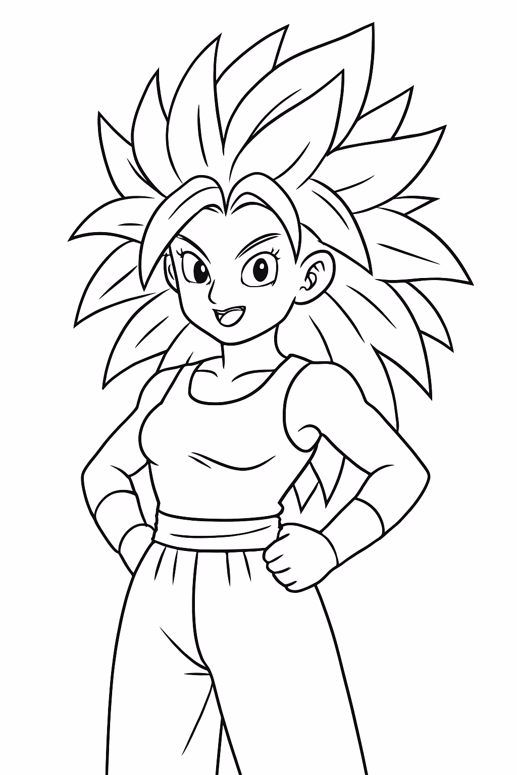 Chinelo de mae super sayajin para colorir — desenho para imprimir