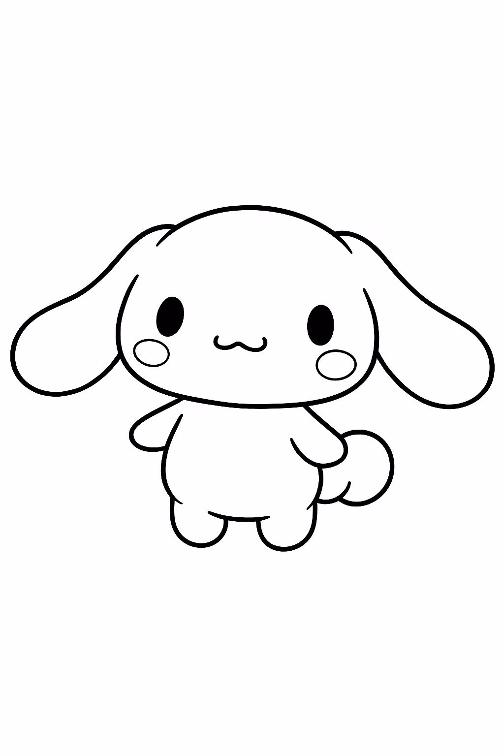 Cinnamoroll para colorir — desenho para imprimir
