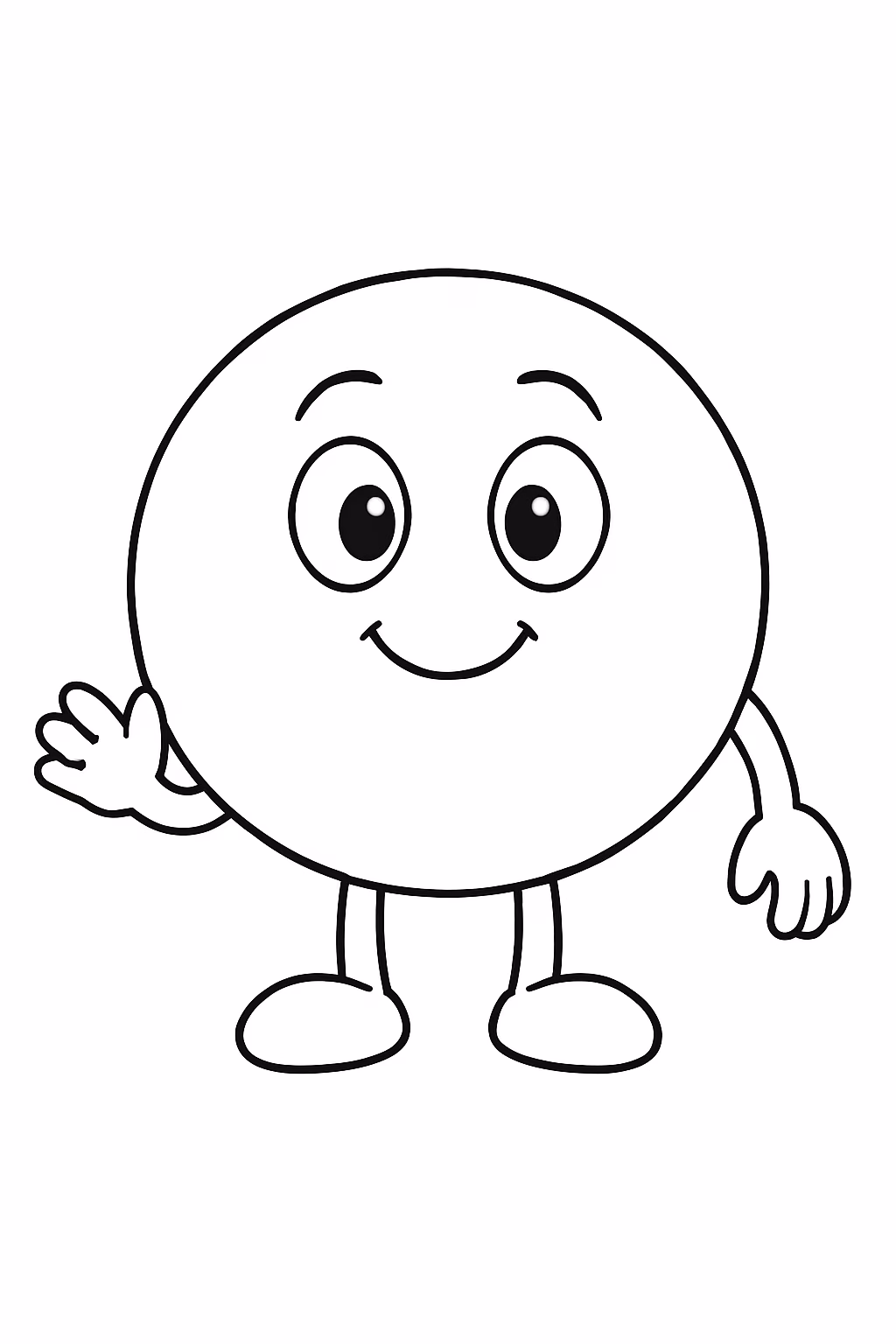 Circulo para colorir — desenho para imprimir