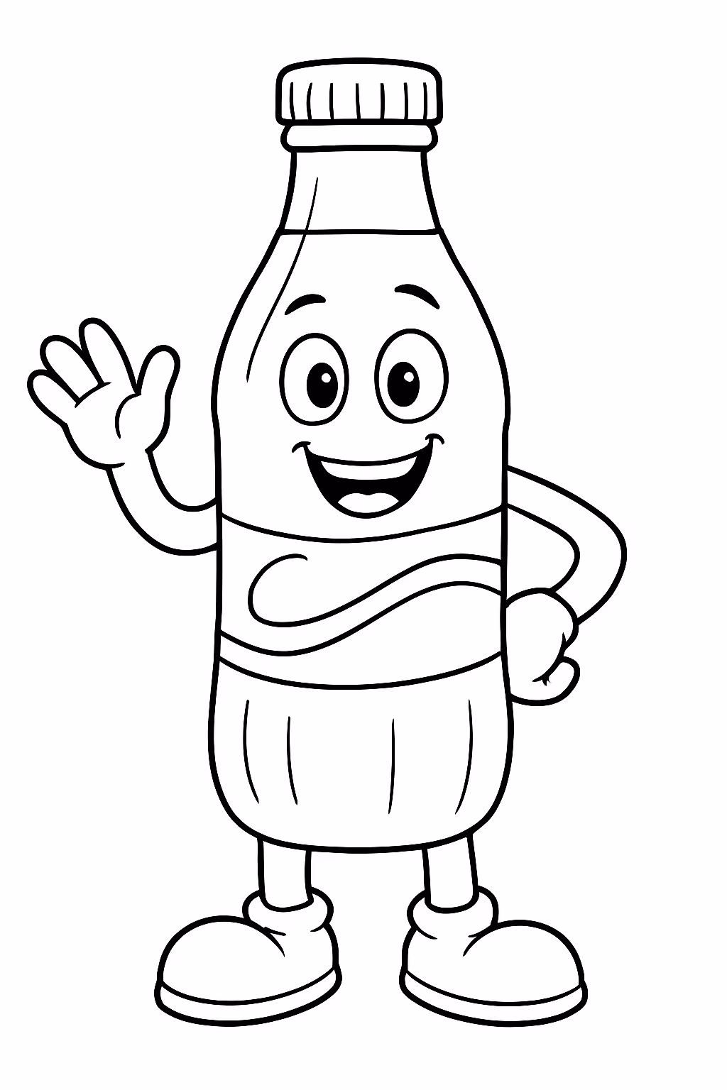 Coca cola para colorir — desenho para imprimir