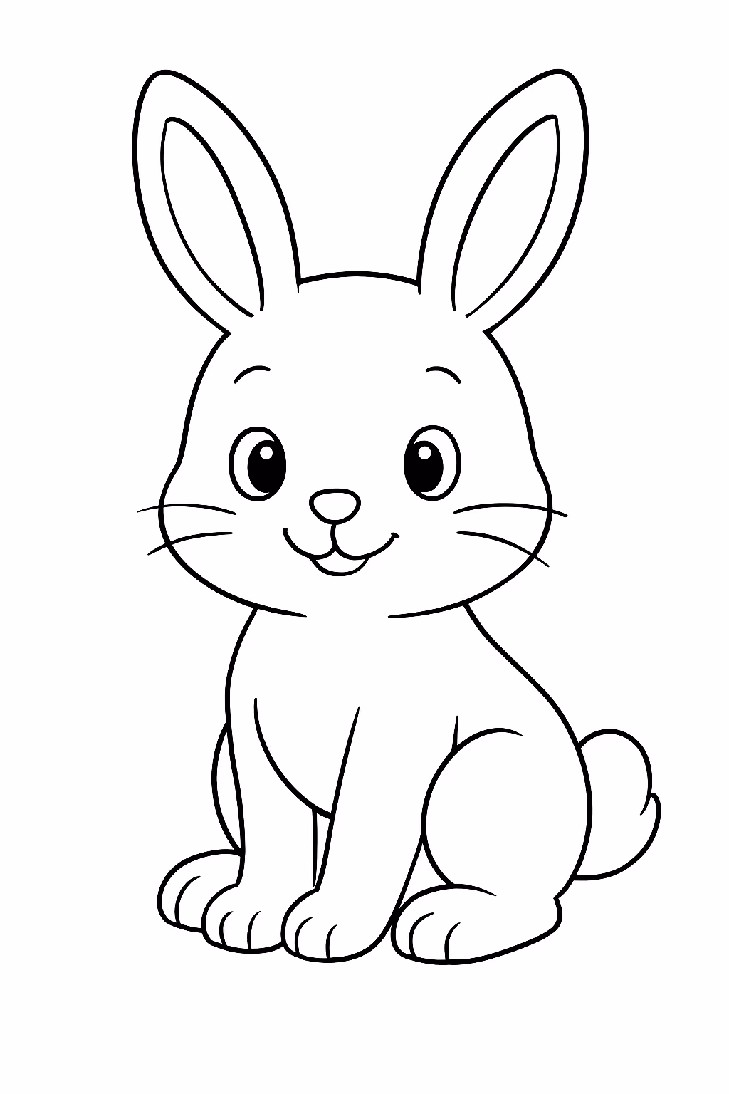 Cuelhos fofos para colorir — desenho para imprimir