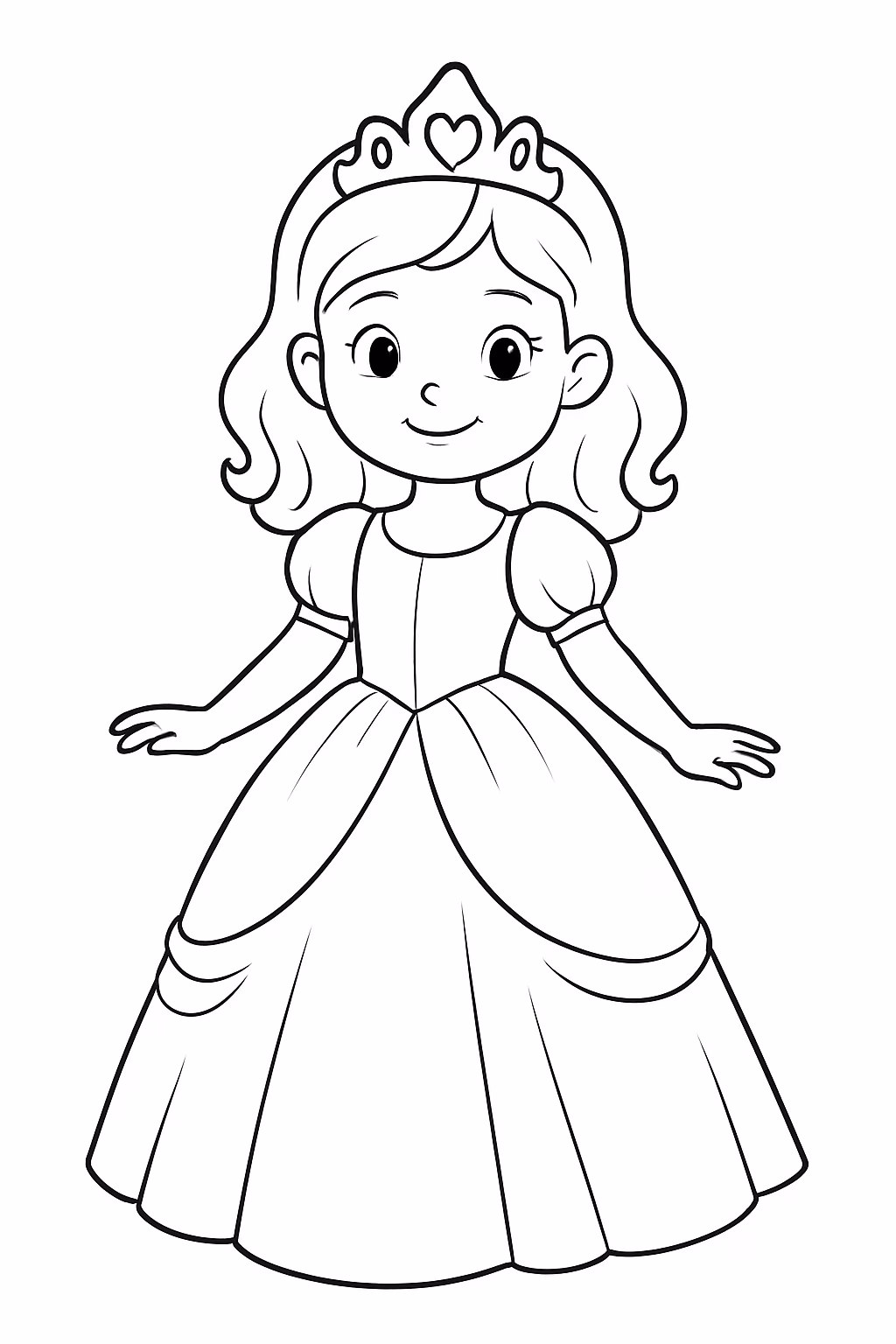 De menina real para colorir — desenho para imprimir