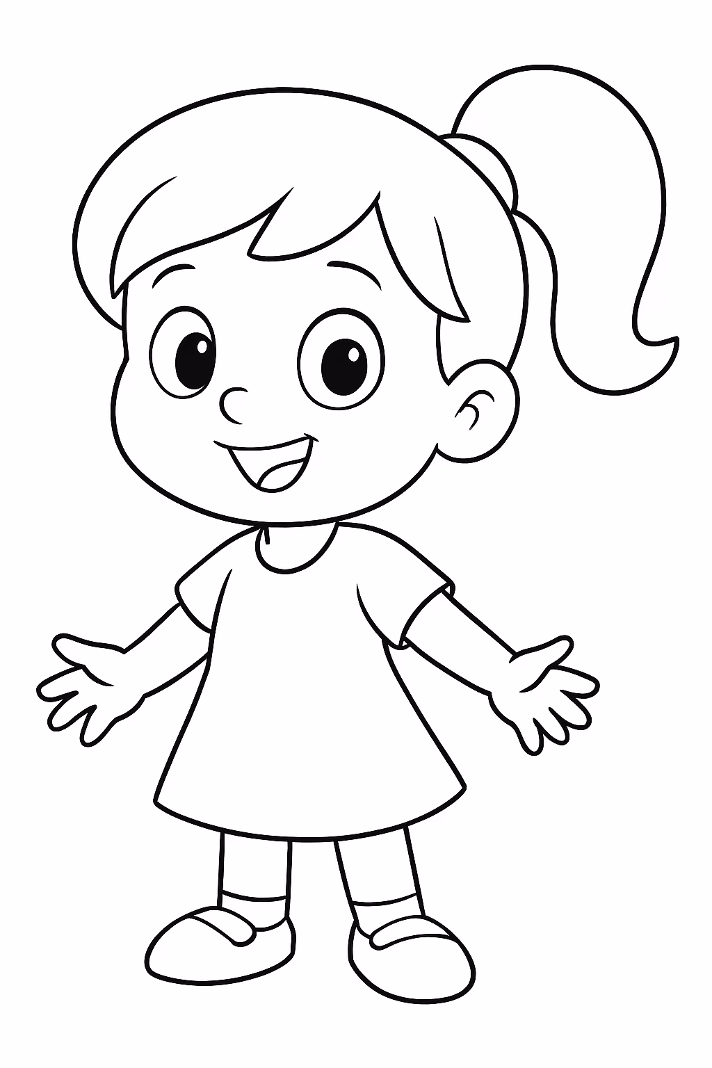 Branco para colorir — desenho para imprimir