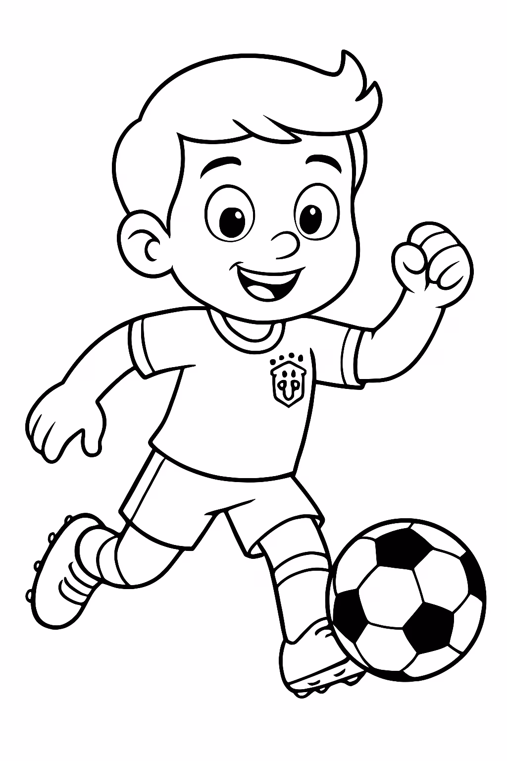 Da selecao brasileira para colorir — desenho para imprimir