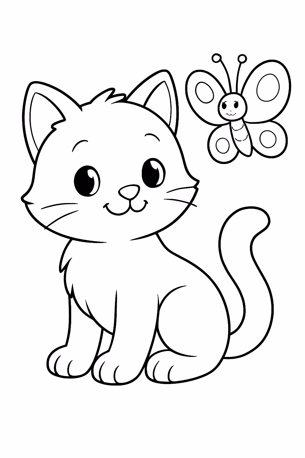 Fofos para colorir — desenho para imprimir