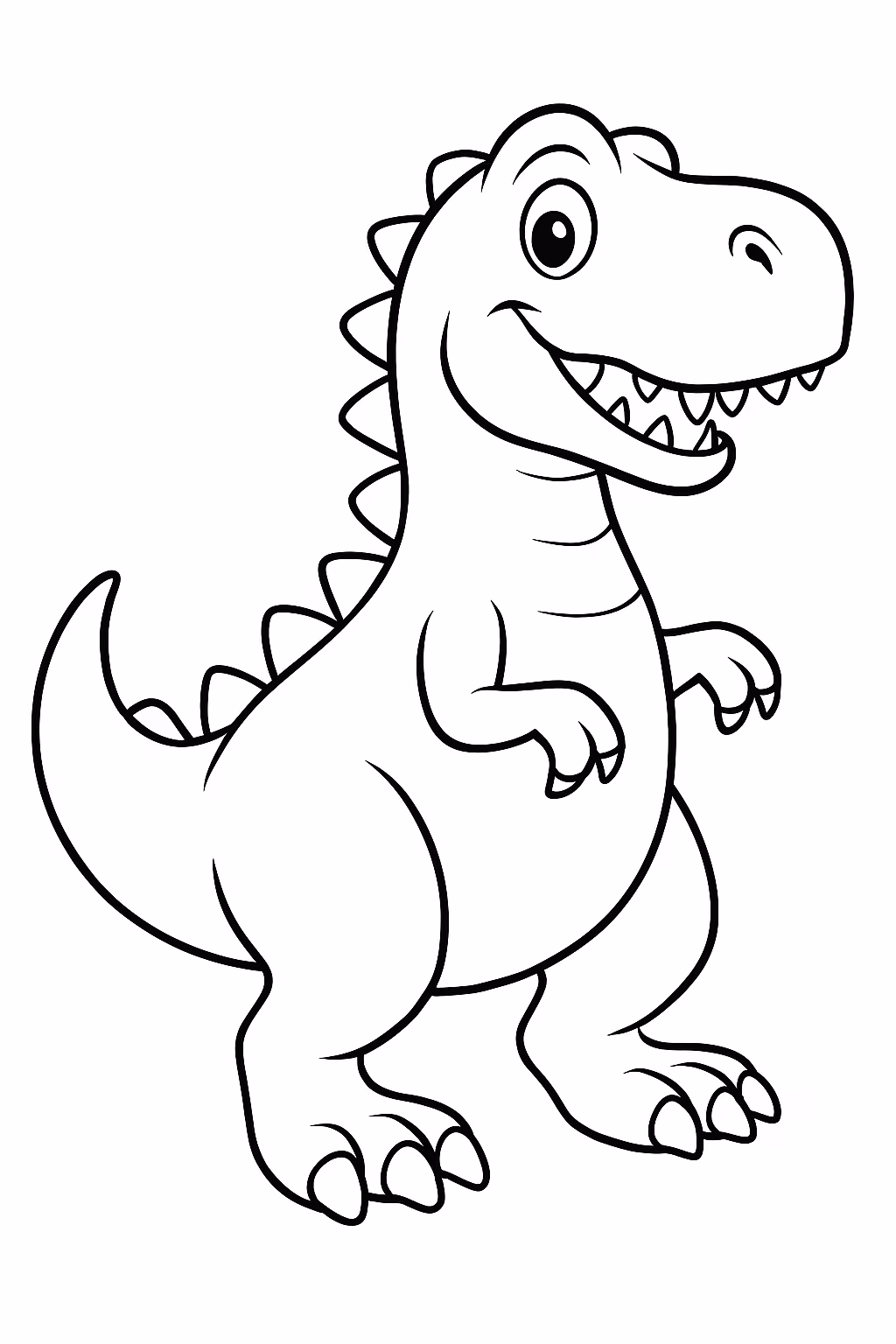 Dinossauro real para colorir — desenho para imprimir