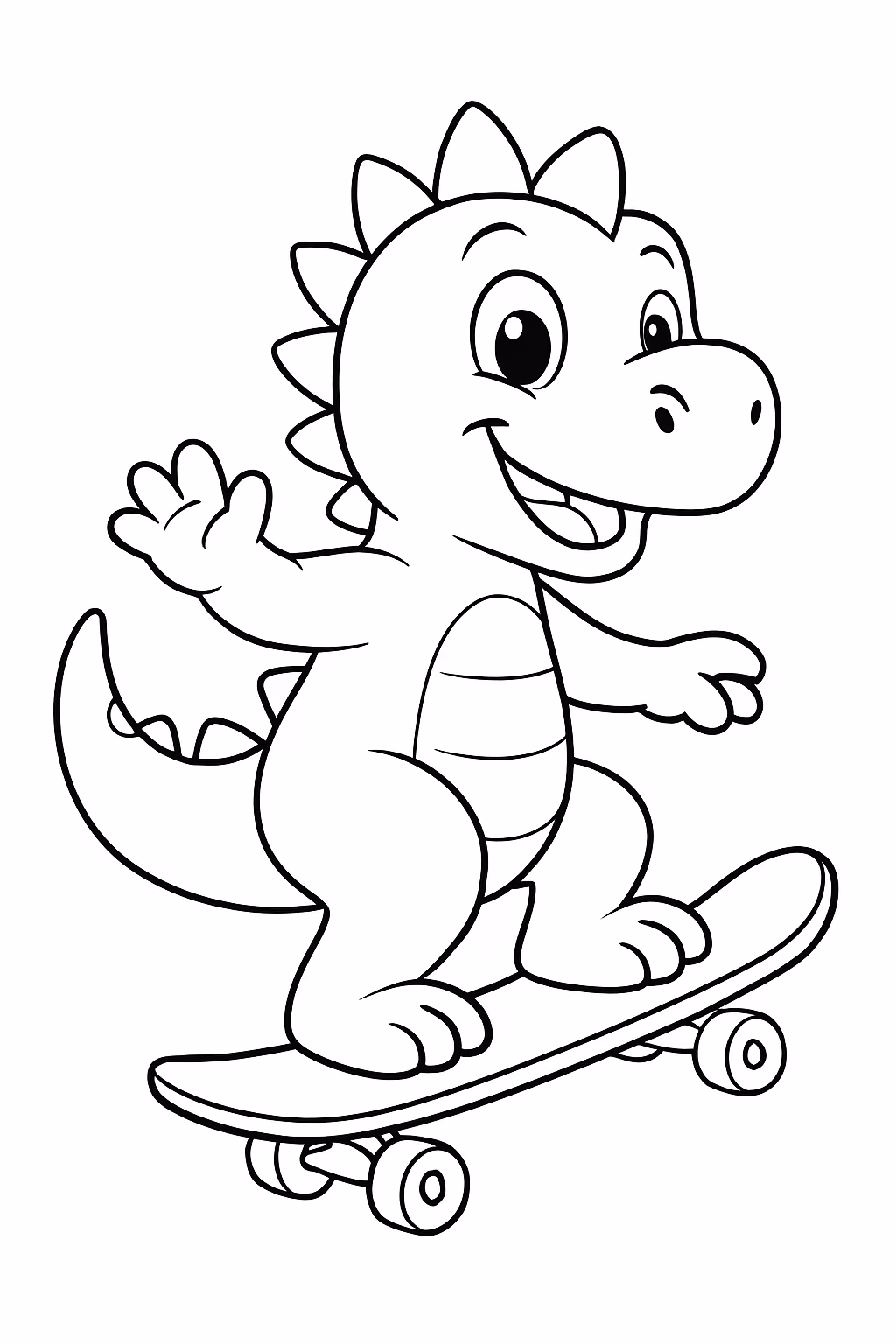 Dinossauro skatistakrjhsuiyhuaxifgqfchlxlhiqgth9duefgy86ewqldhyfeqo8ghghw9qpegrhwhrbq77yfoery1eilde para colorir — desenho para imprimir