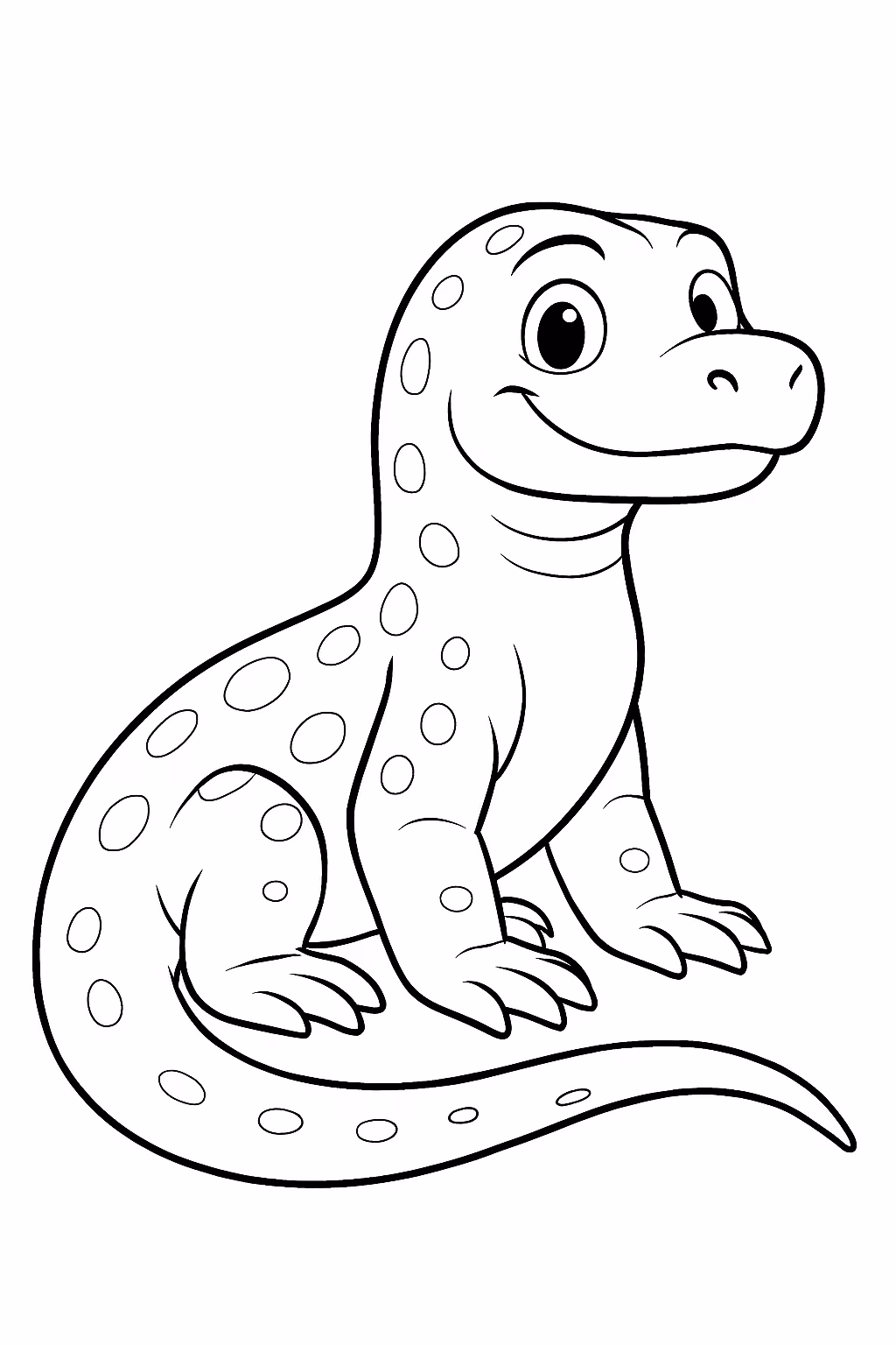 Dragao dekomodo para colorir — desenho para imprimir