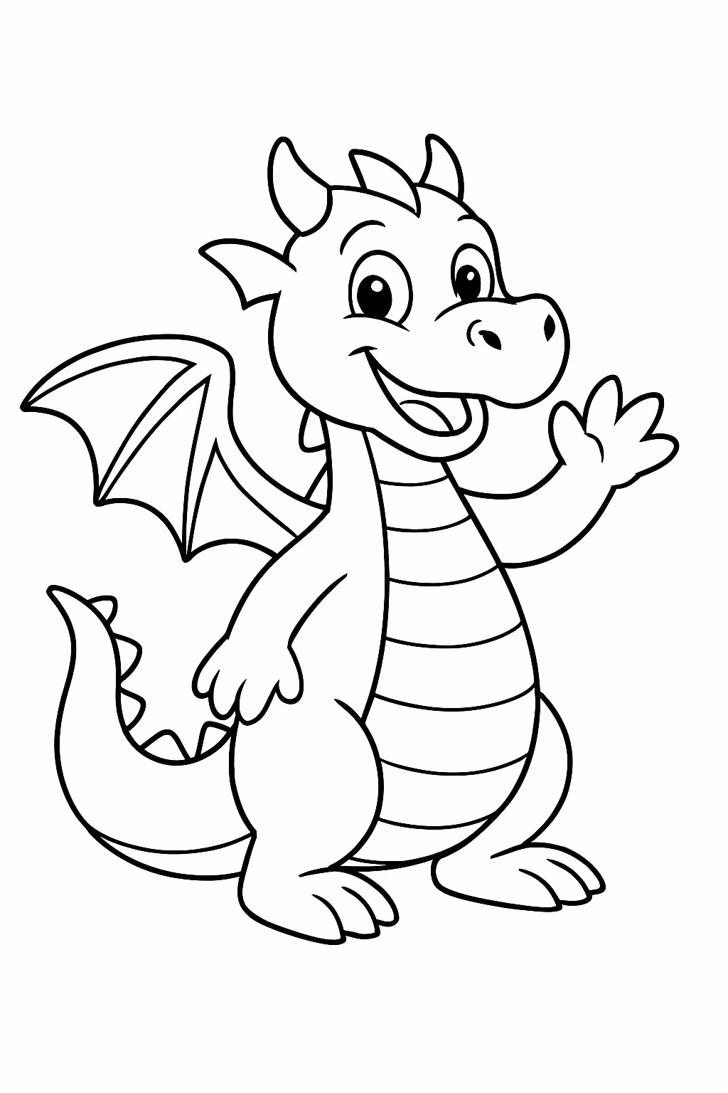Dragoboll para colorir — desenho para imprimir