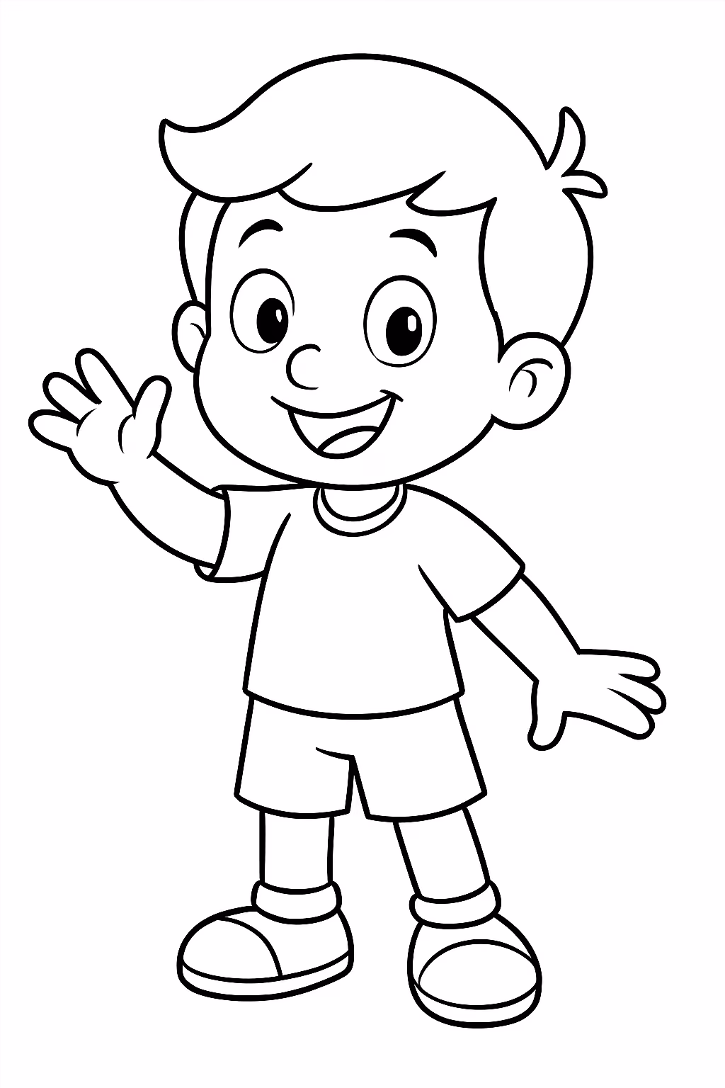 Dsenho simples para colorir — desenho para imprimir