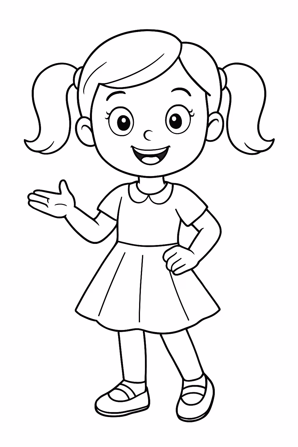 Emily vicy para colorir — desenho para imprimir