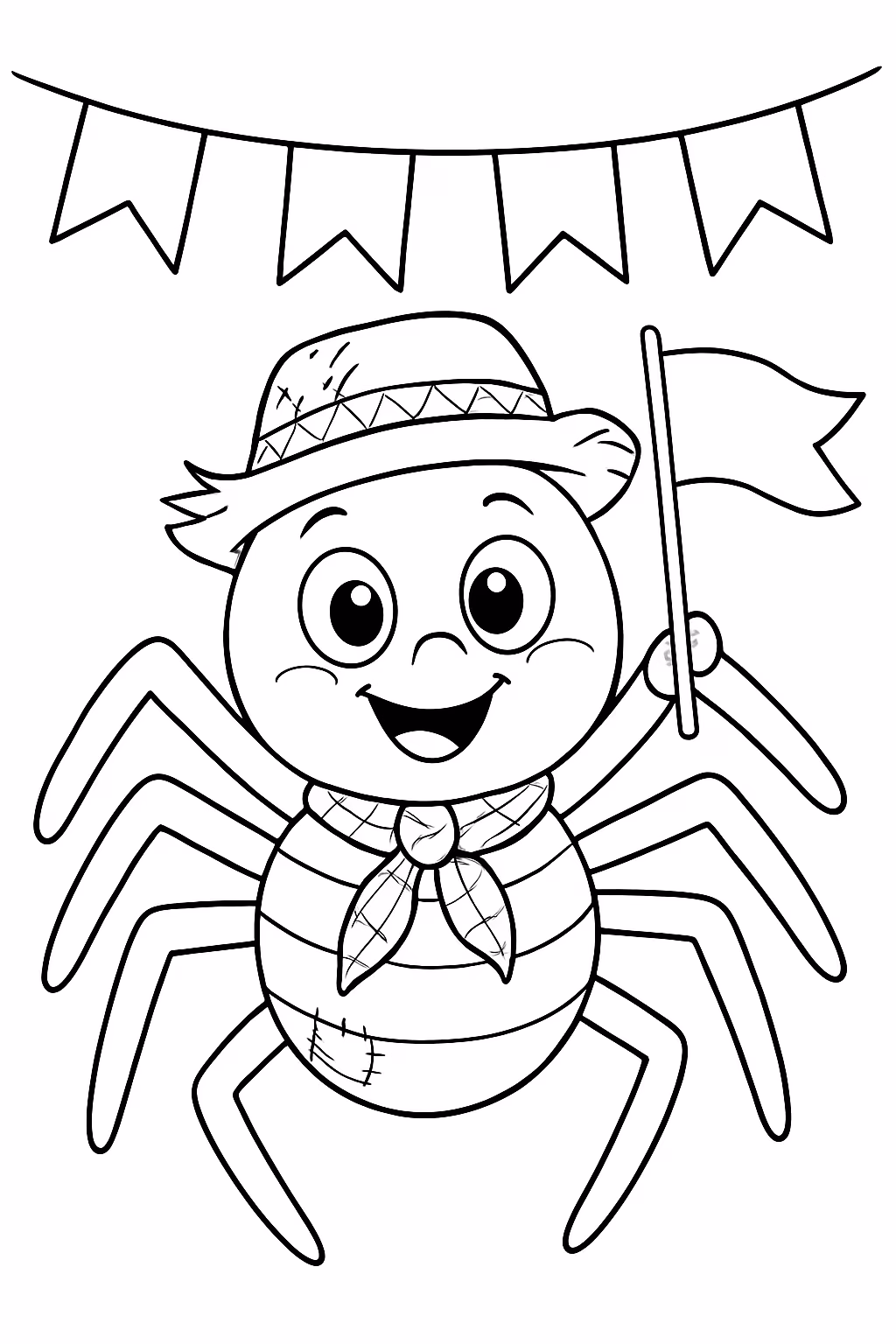 Escrever araia do nilo borguesi personalizado de festa junina para colorir — desenho para imprimir