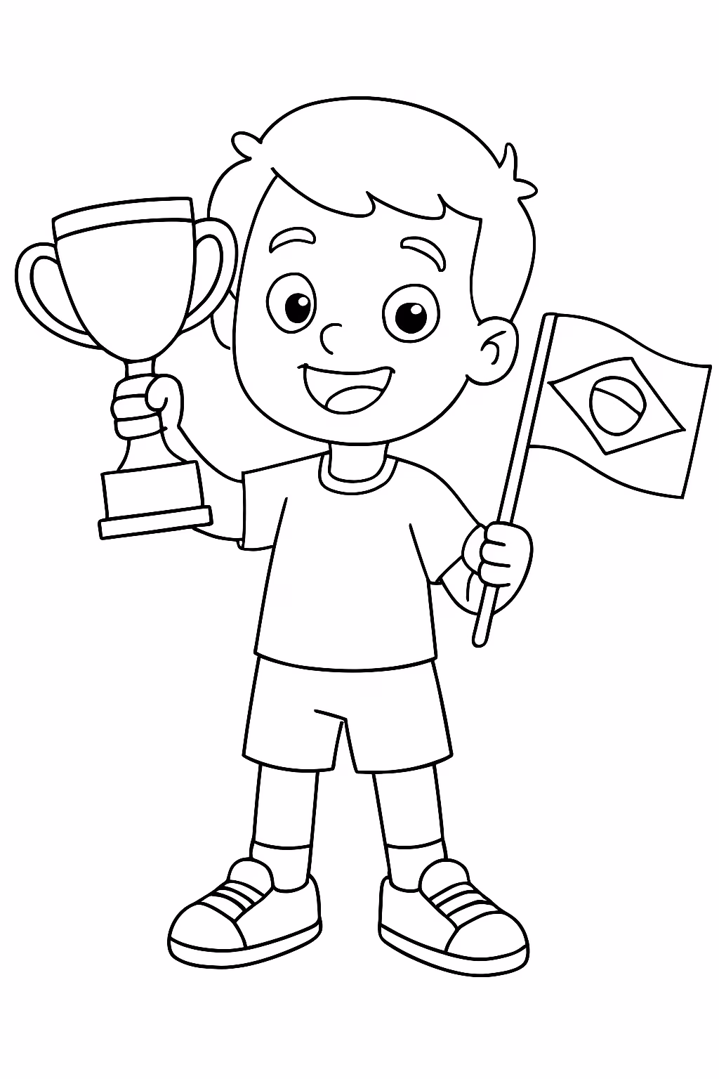 Faca uma foto de para colorir — desenho para imprimir