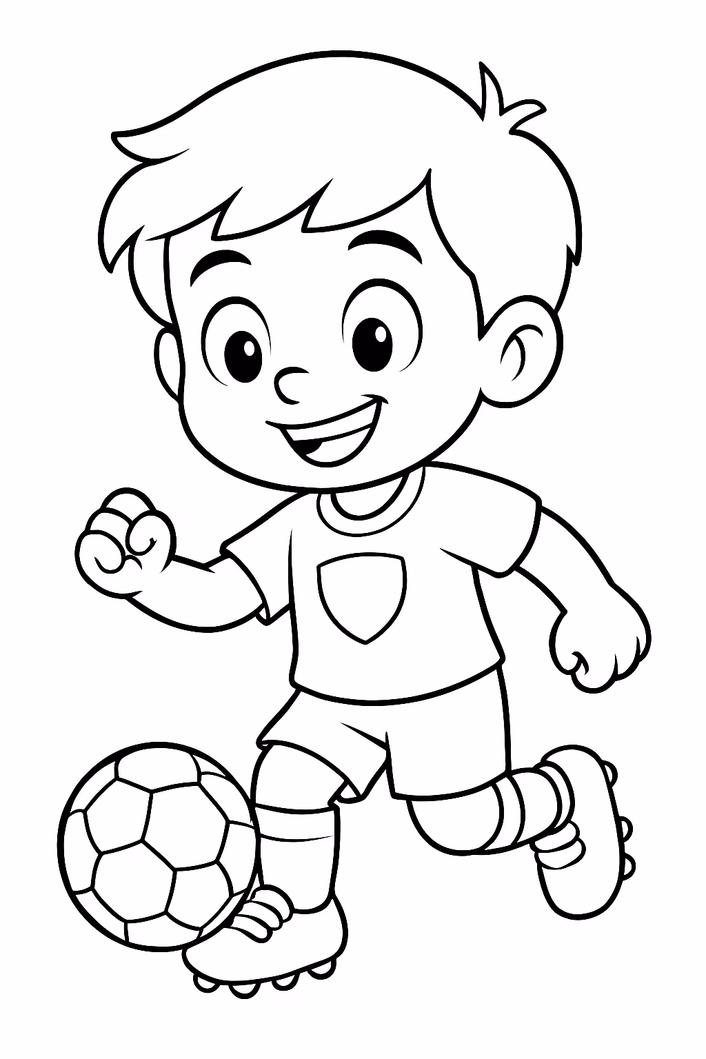 Figurinha da copa para colorir — desenho para imprimir