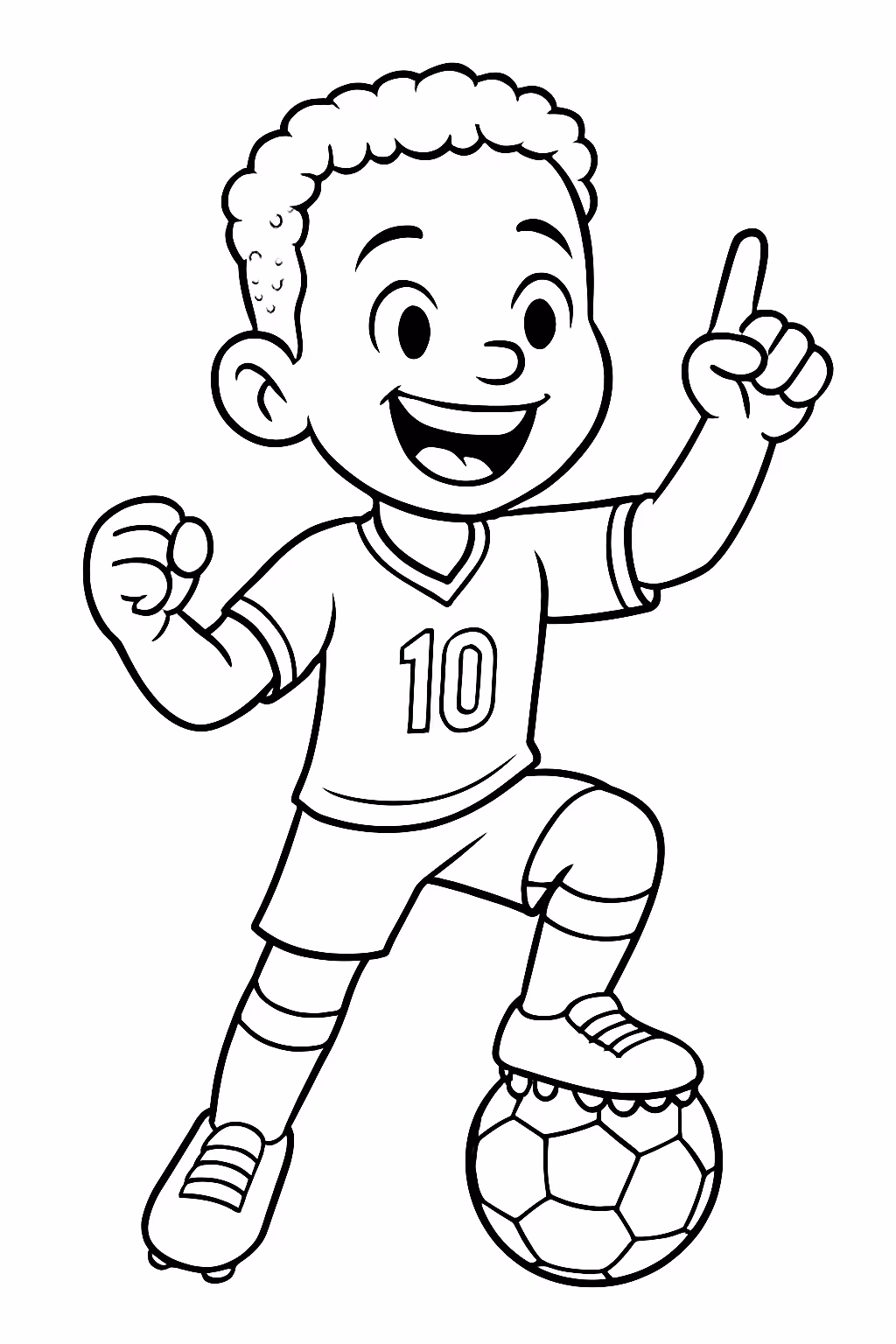 Figurinha neymar copa para colorir — desenho para imprimir