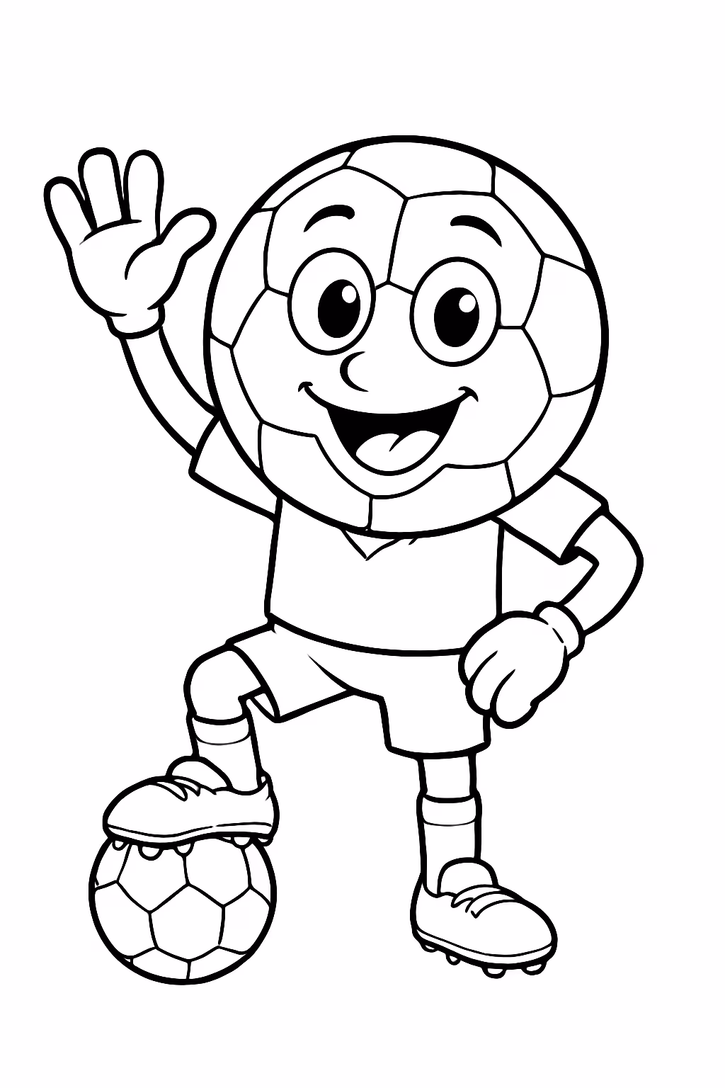 Figurinhas da copa do mundo para colorir — desenho para imprimir