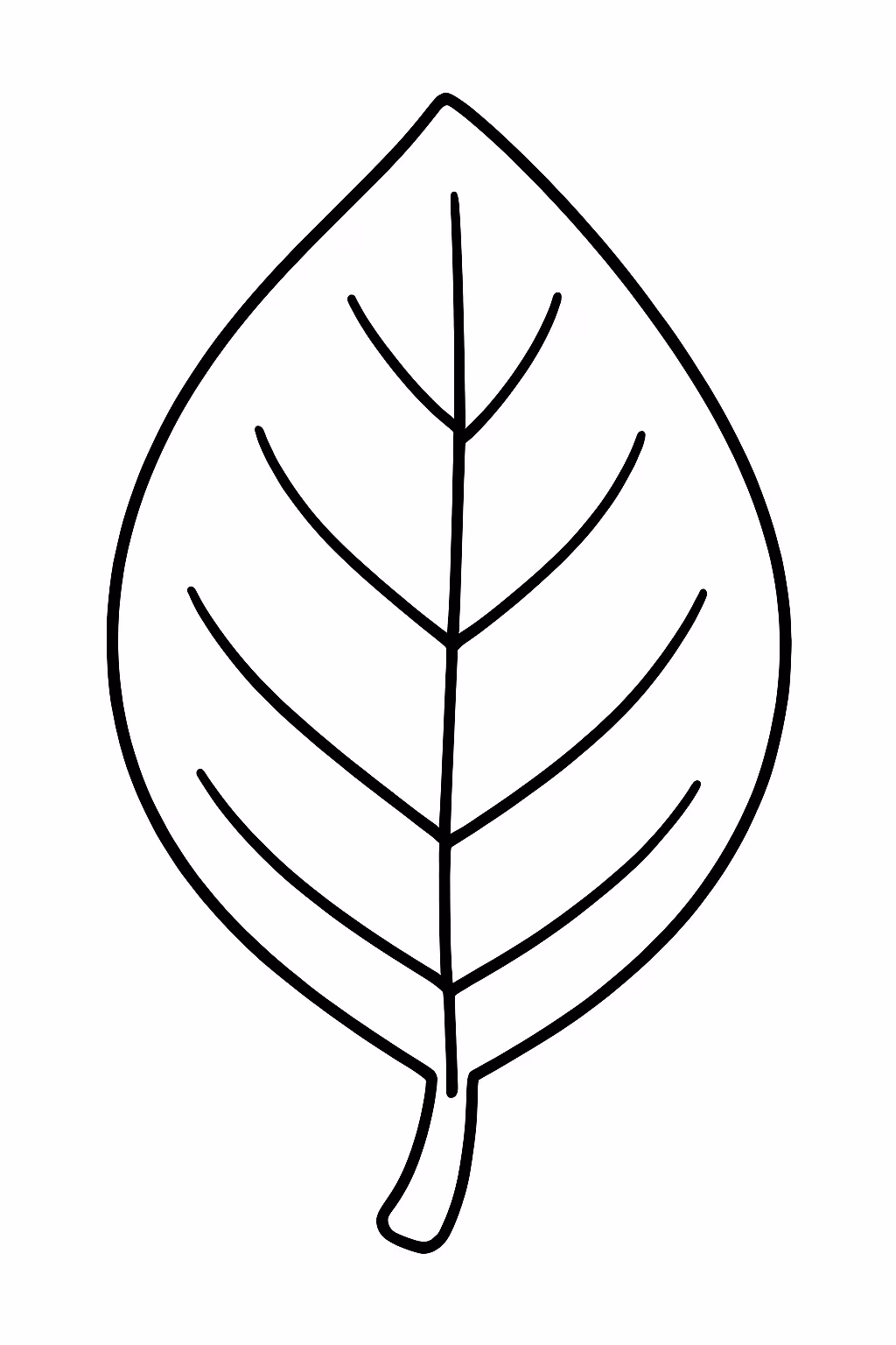 Folha branca para colorir — desenho para imprimir