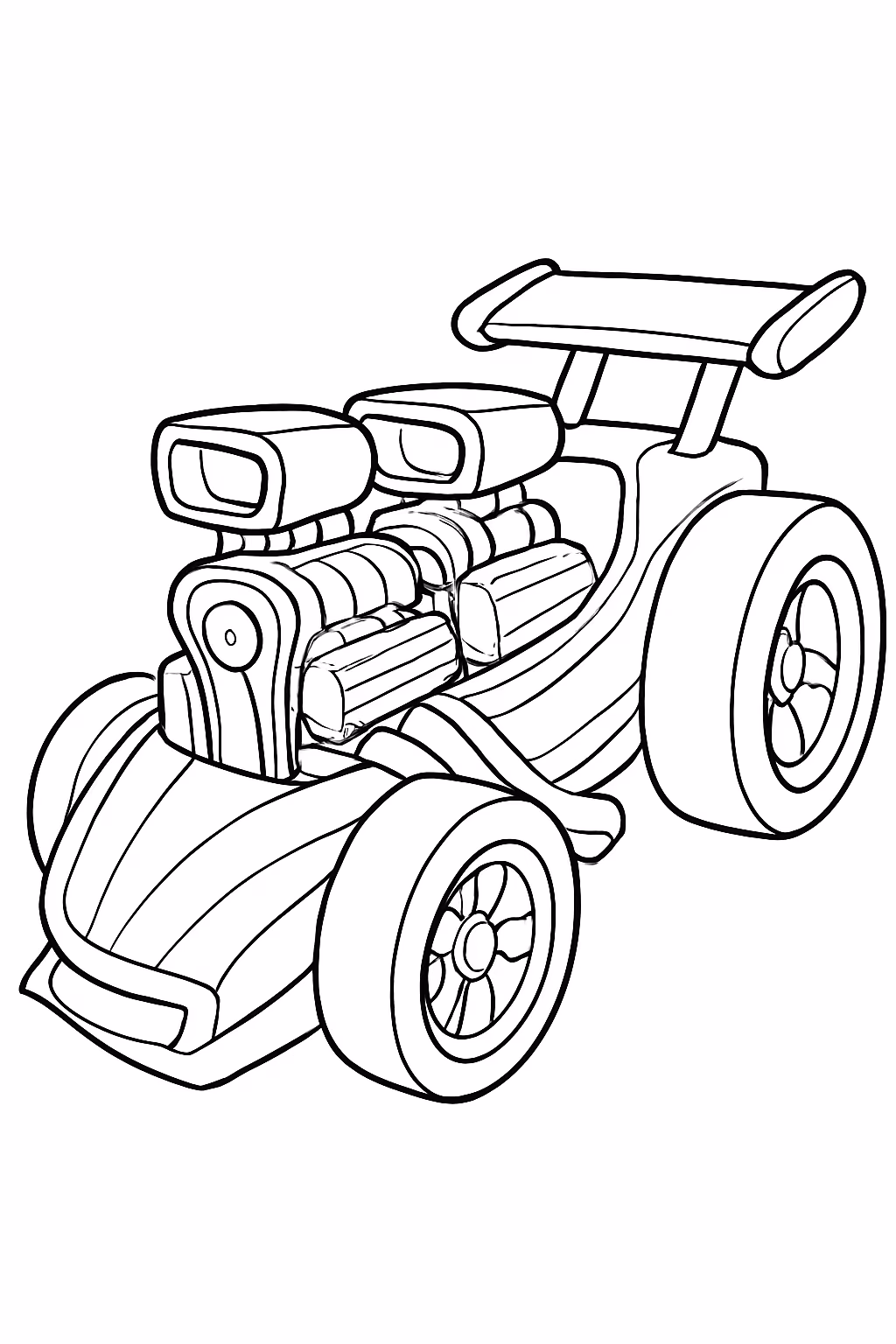 Hot wheelstwinmill para colorir — desenho para imprimir
