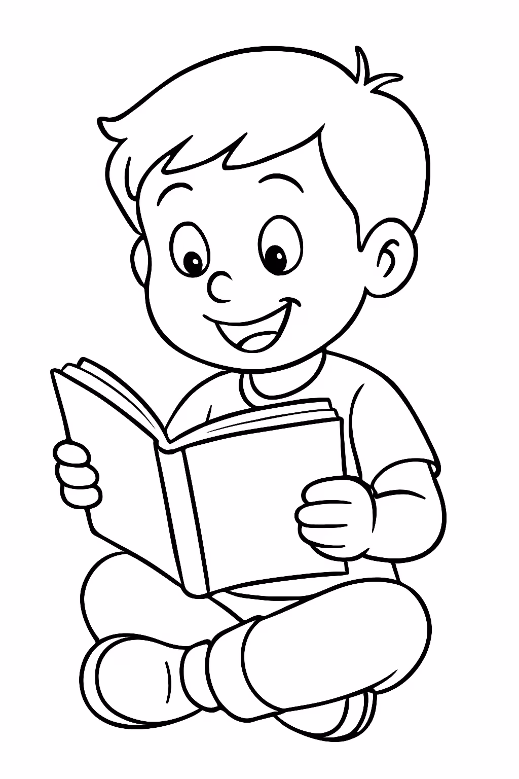 Interpretacao de texto para colorir — desenho para imprimir