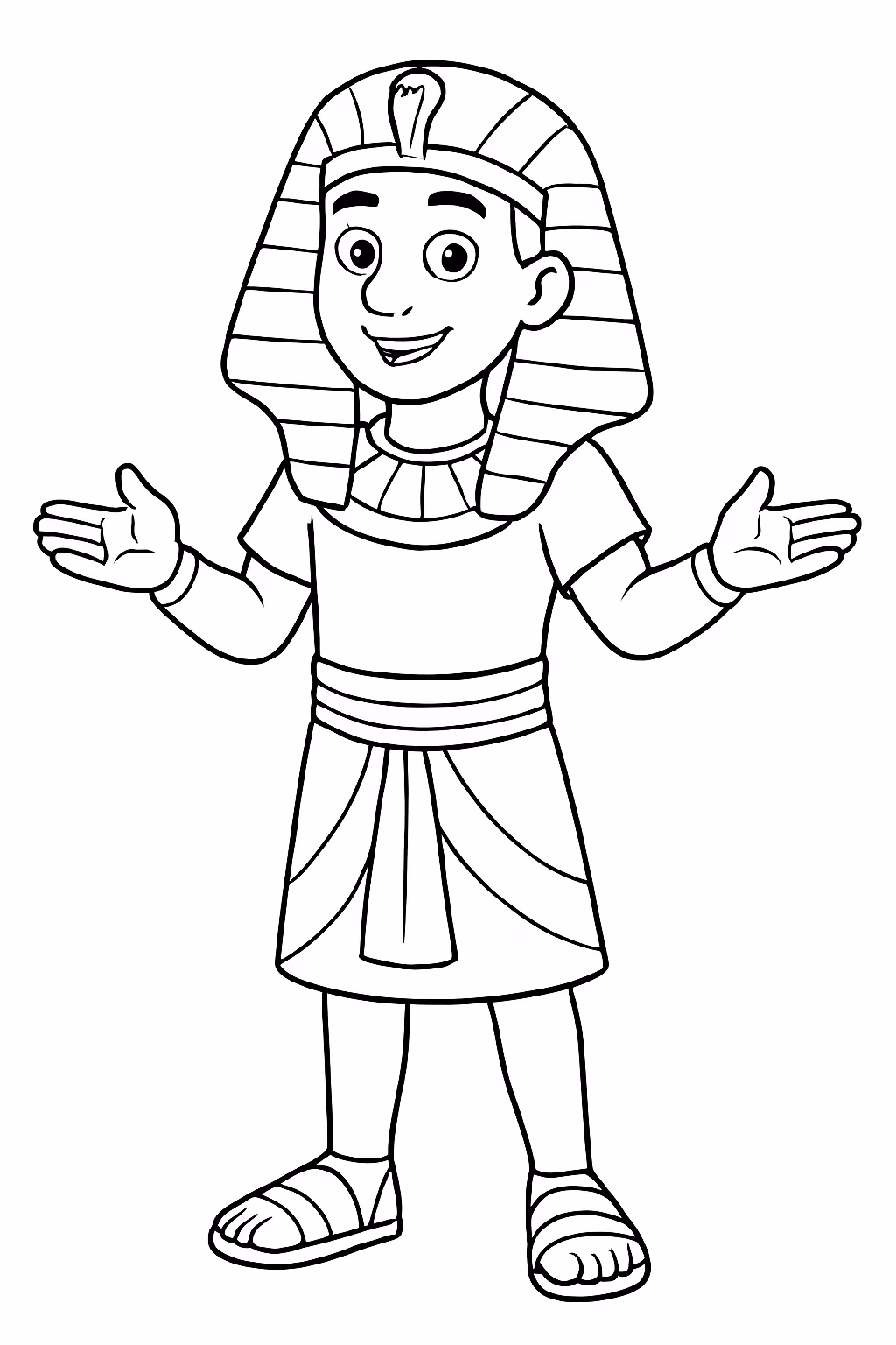 Jose do egito para colorir — desenho para imprimir