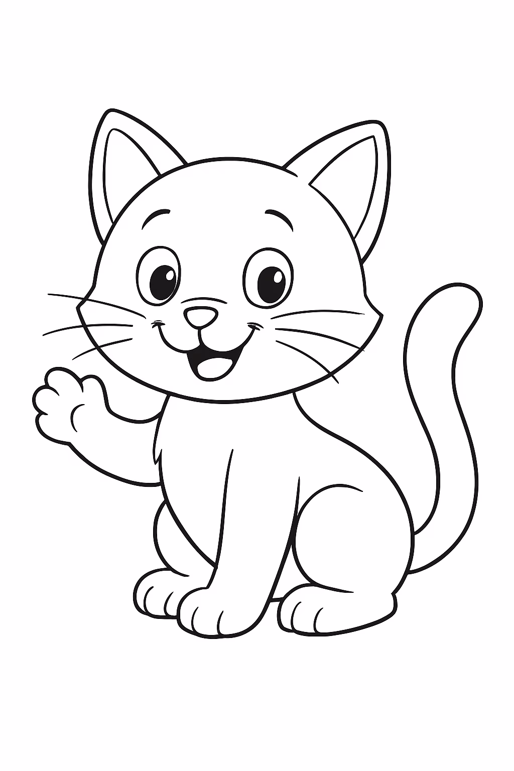 Katsey para colorir — desenho para imprimir