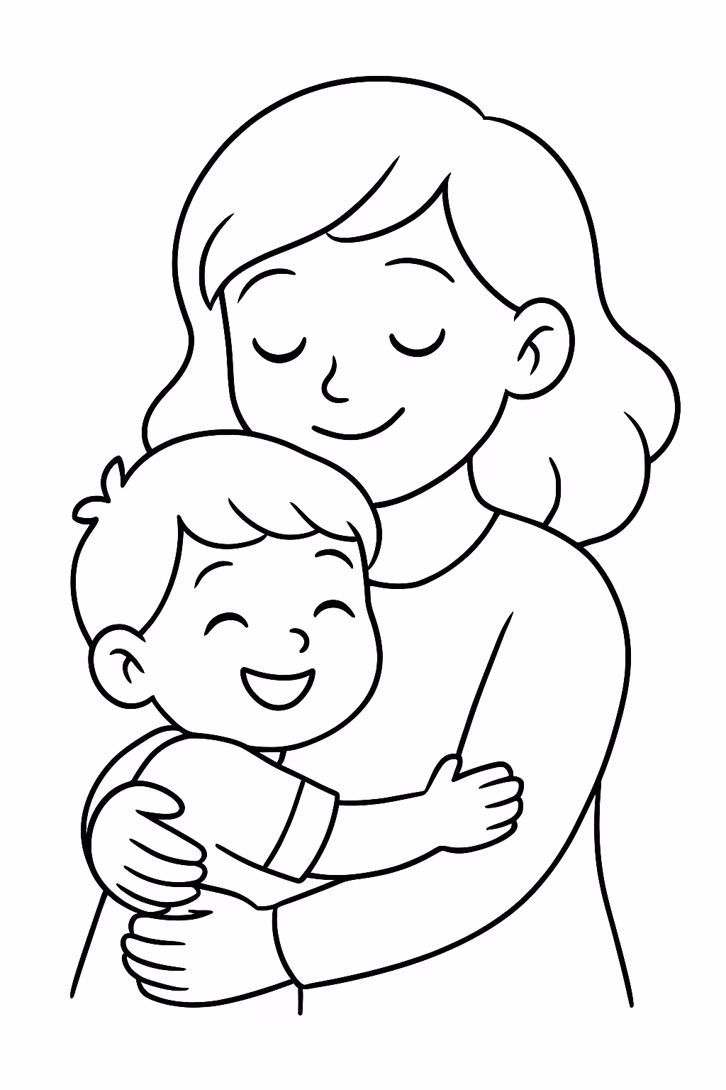 Mamae para colorir — desenho para imprimir
