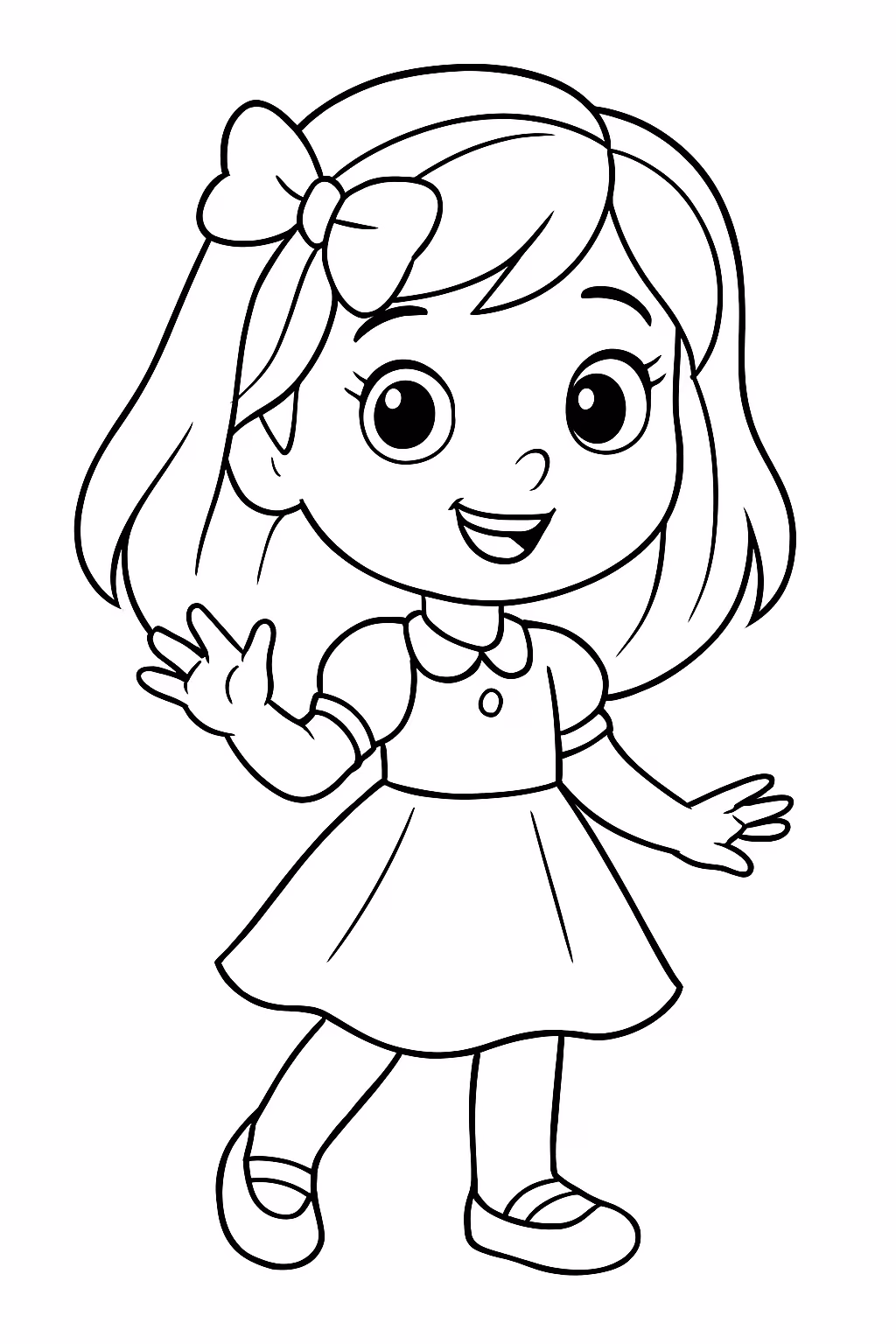 Manon para colorir — desenho para imprimir