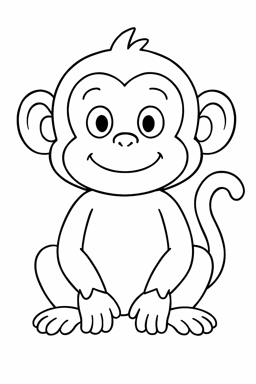 Manu para colorir — desenho para imprimir