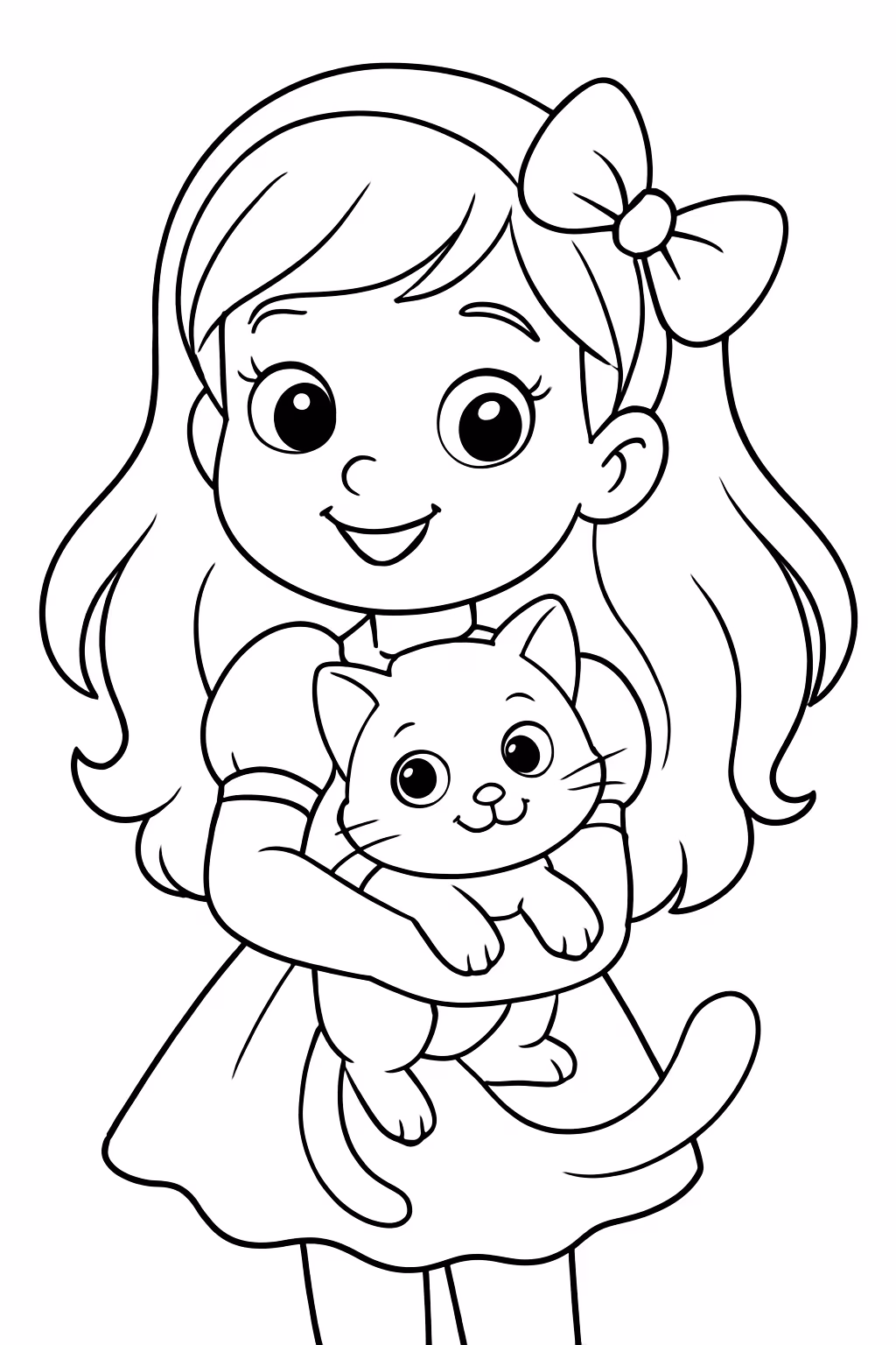 Maria vitoria com emily vik para colorir — desenho para imprimir