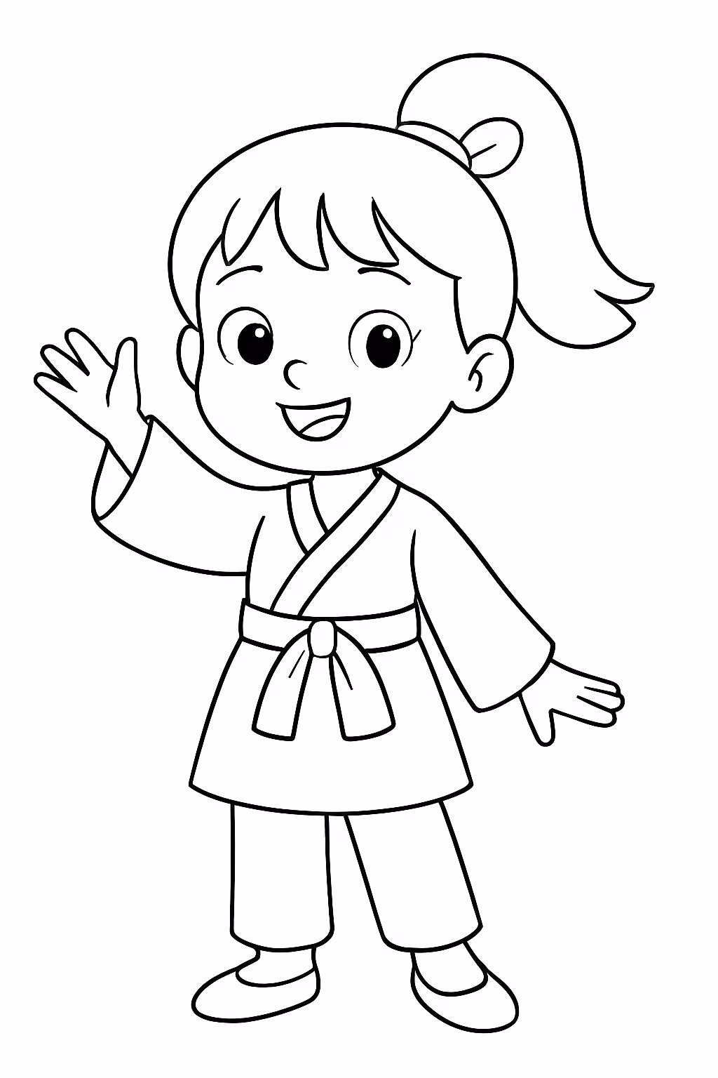 Megumi para colorir — desenho para imprimir