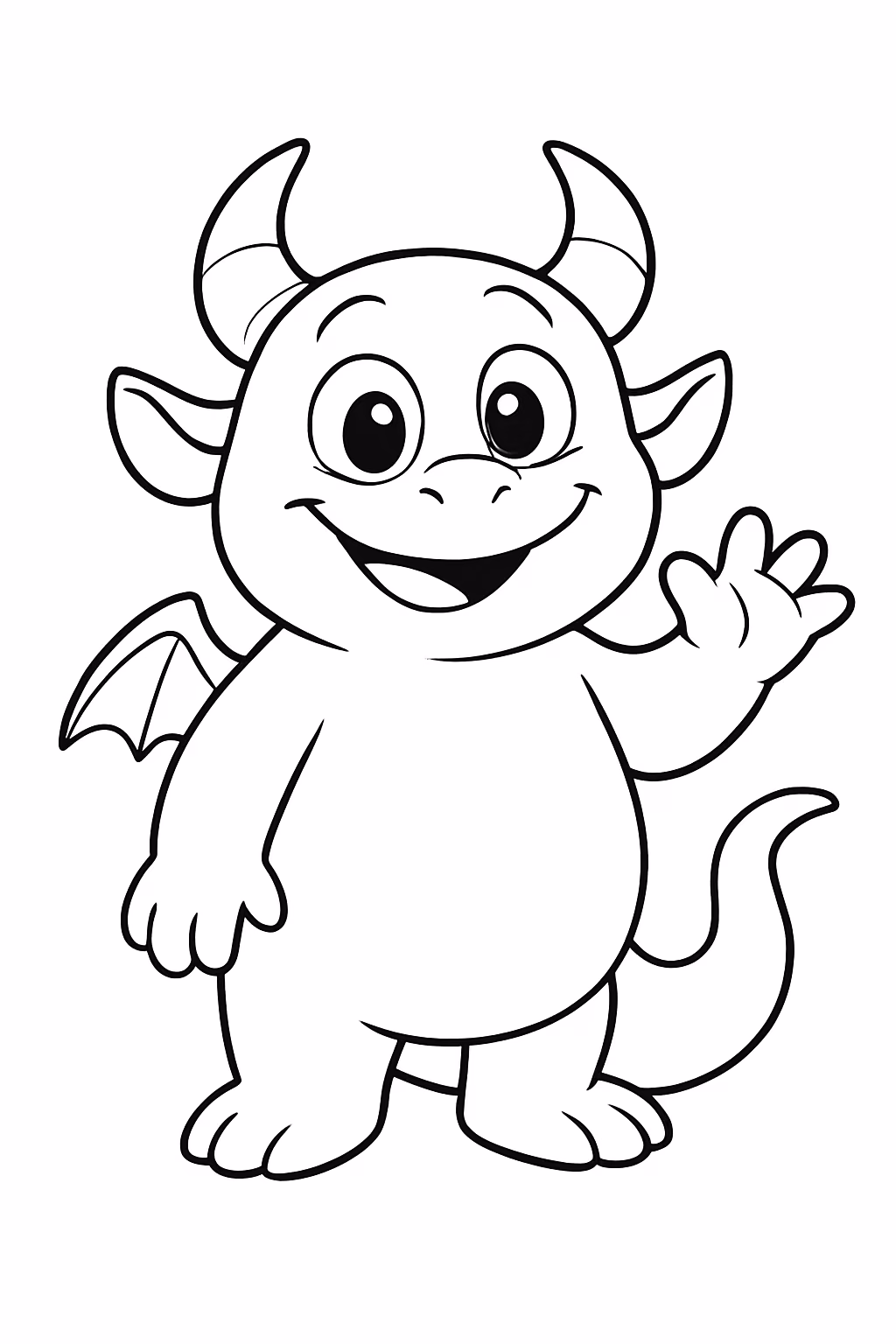 Menimo para colorir — desenho para imprimir