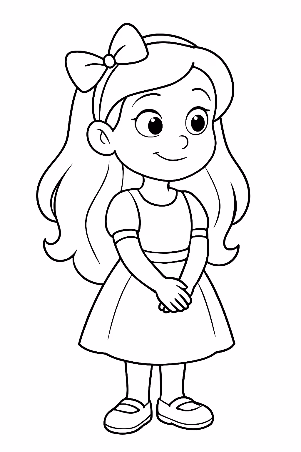 Namorada do sthite para colorir — desenho para imprimir